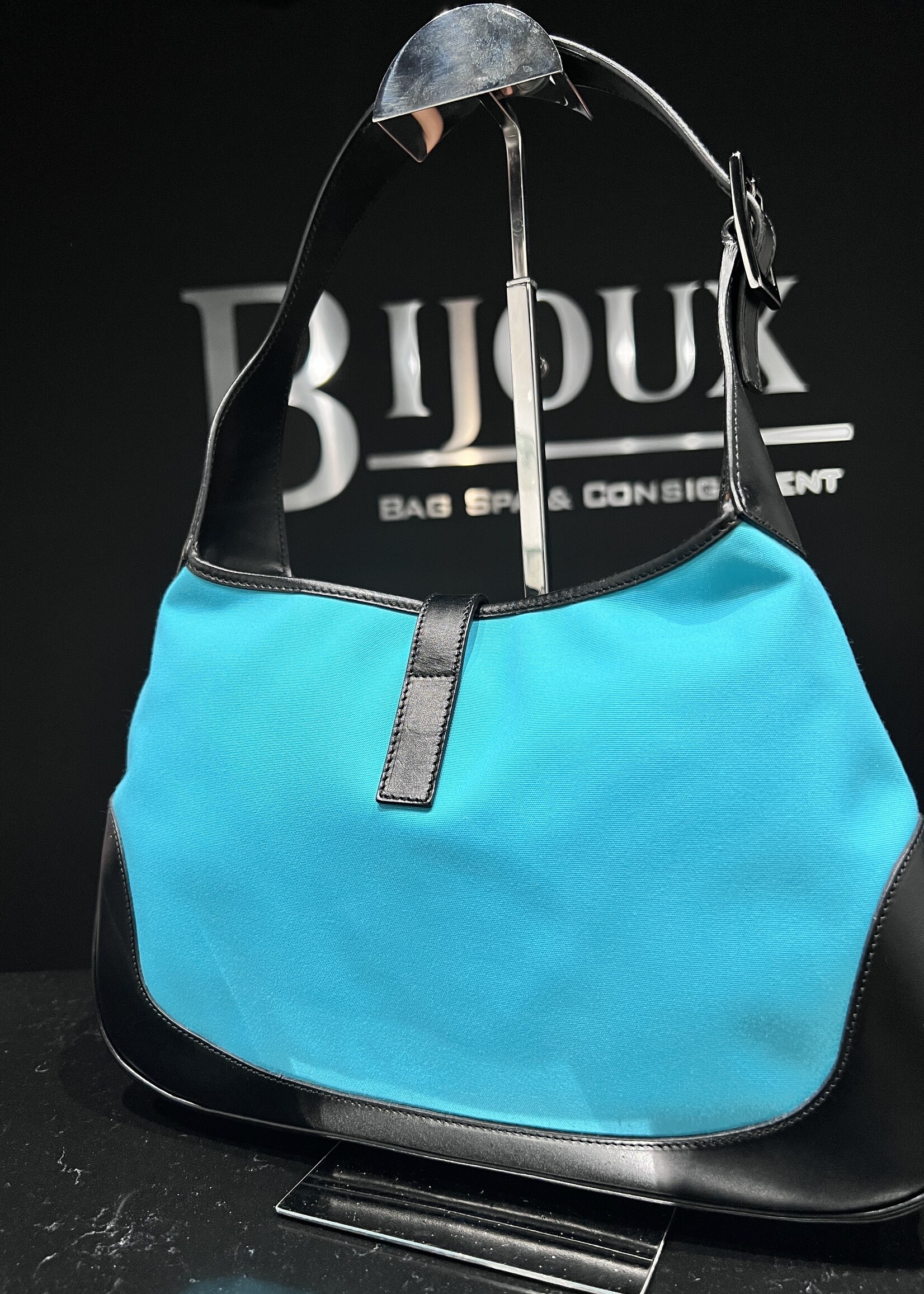 Gucci SOLD - Gucci Jackie Teal Cloth