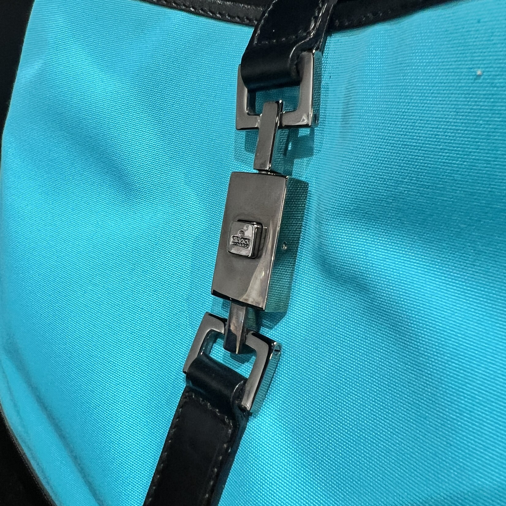 Gucci SOLD - Gucci Jackie Teal Cloth
