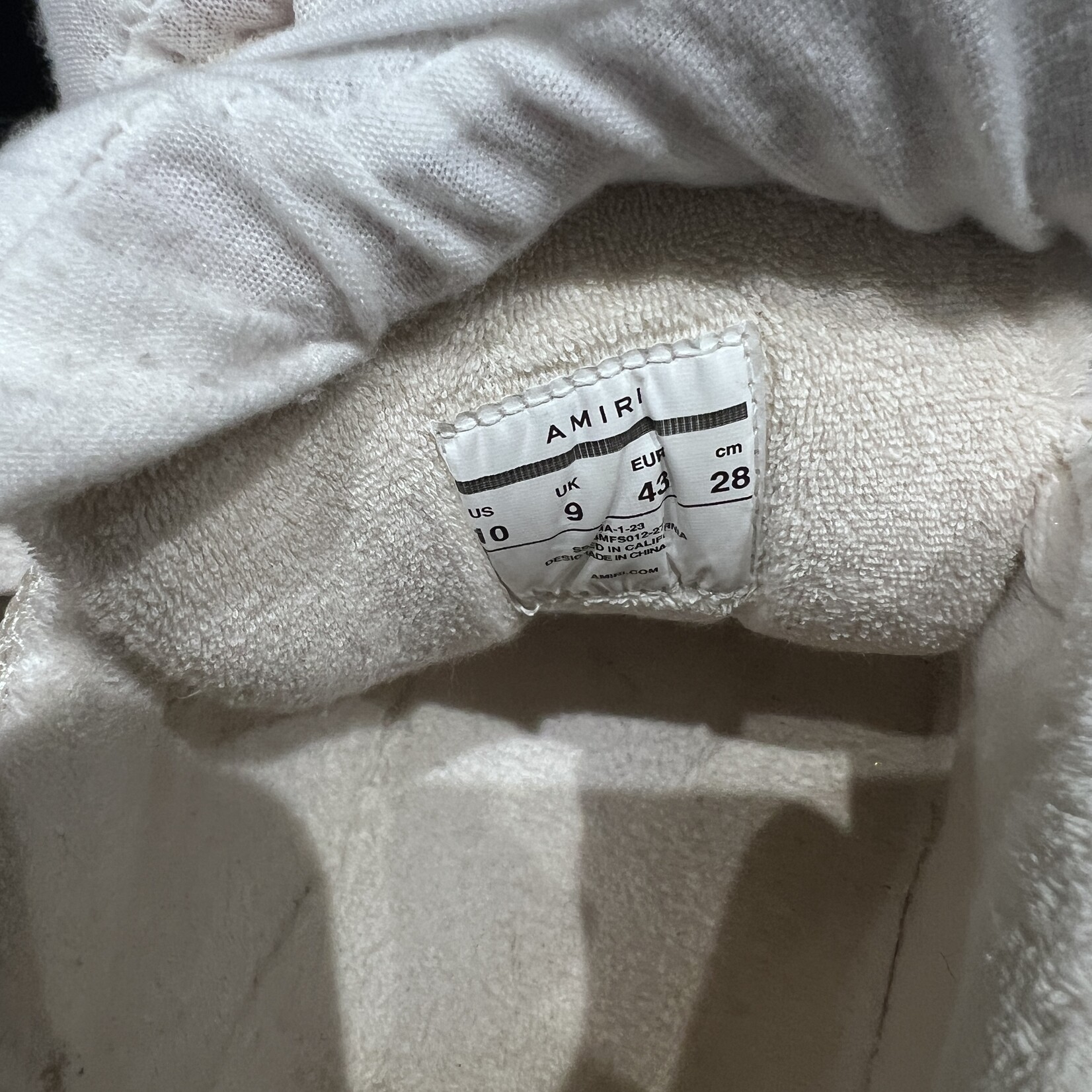 SOLD- Amiri Shoes 10