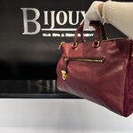 Prada SOLD- Prada Bauletto Amranto Saffiano Tessuto