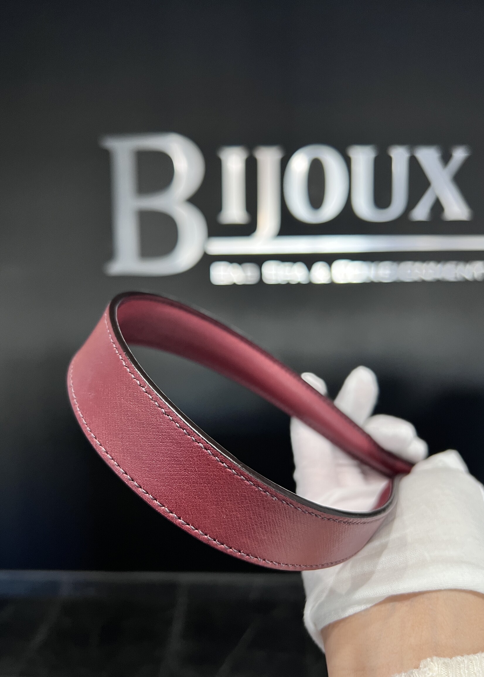 Prada SOLD- Prada Bauletto Amranto Saffiano Tessuto