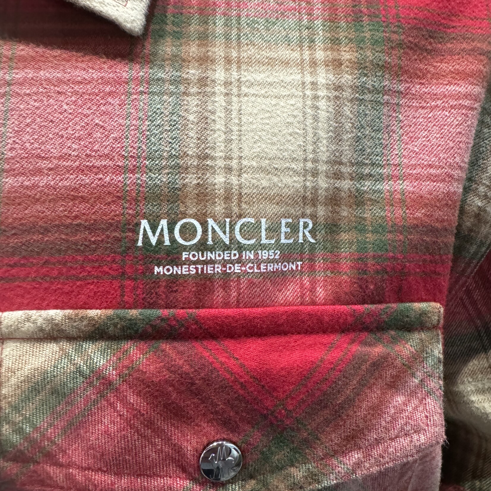 SOLD - Moncler Flannel