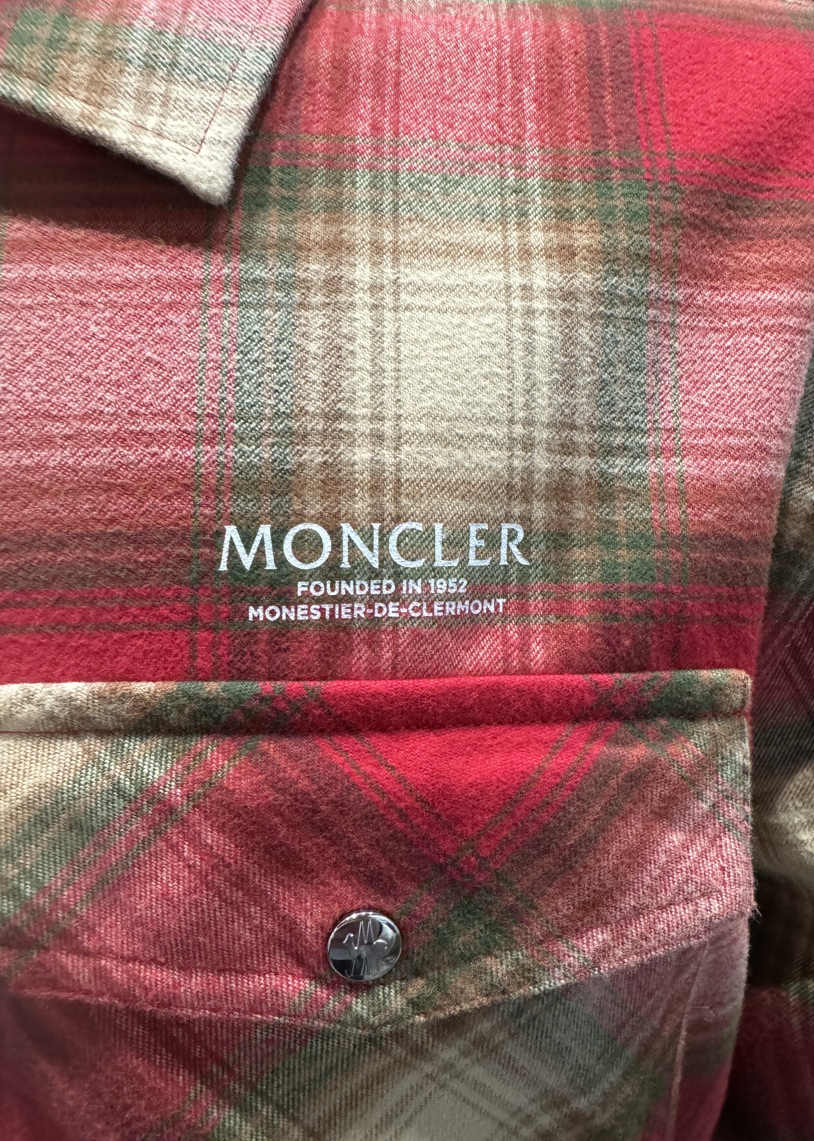 SOLD - Moncler Flannel