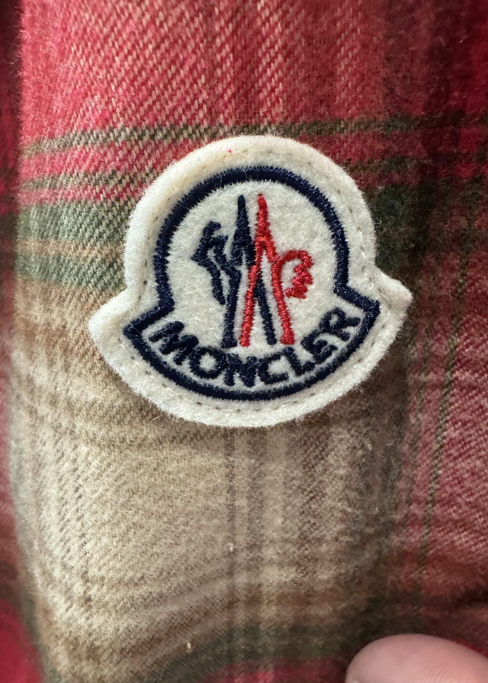 SOLD - Moncler Flannel