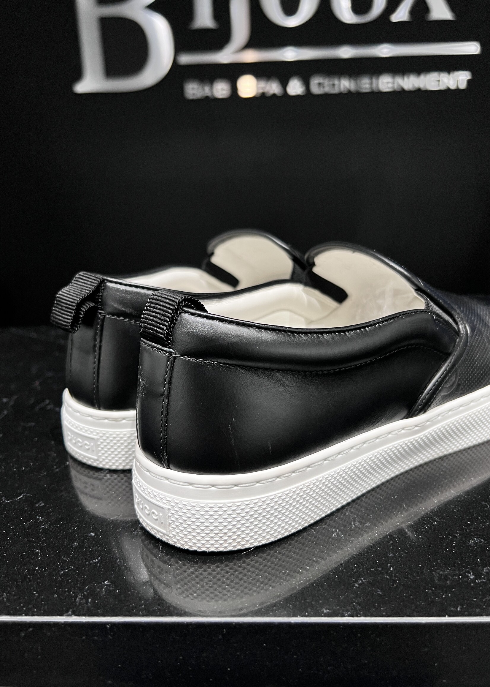 Gucci Gucci GG Embossed Slip Ons- 7