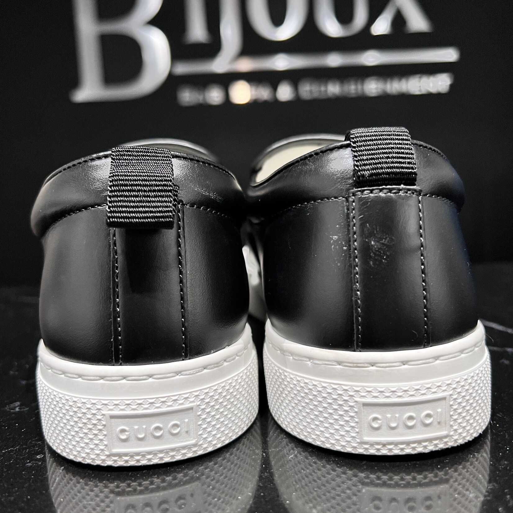Gucci Gucci GG Embossed Slip Ons- 7