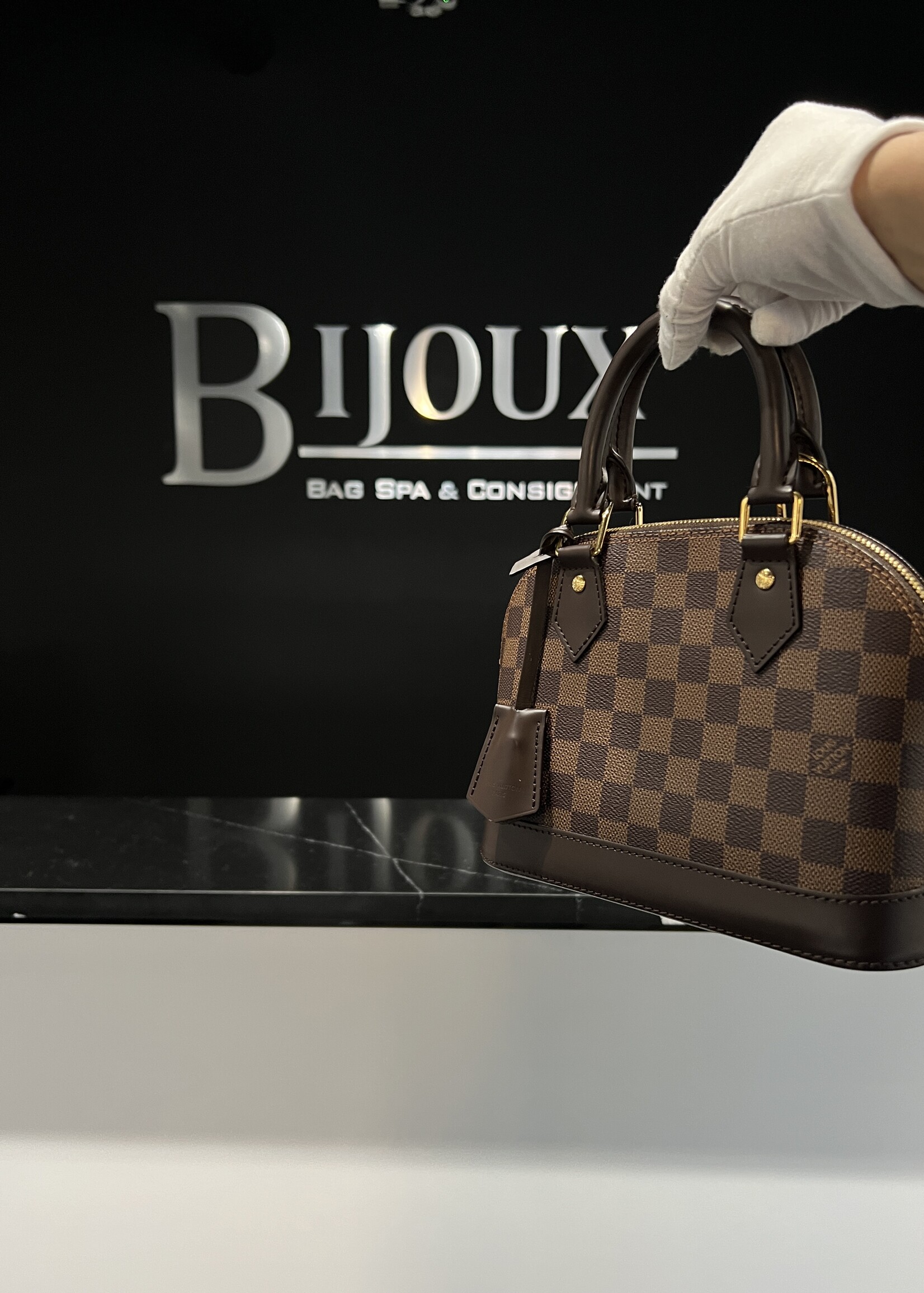 Louis Vuitton SOLD - Louis Vuitton Damier Ebene Alma BB
