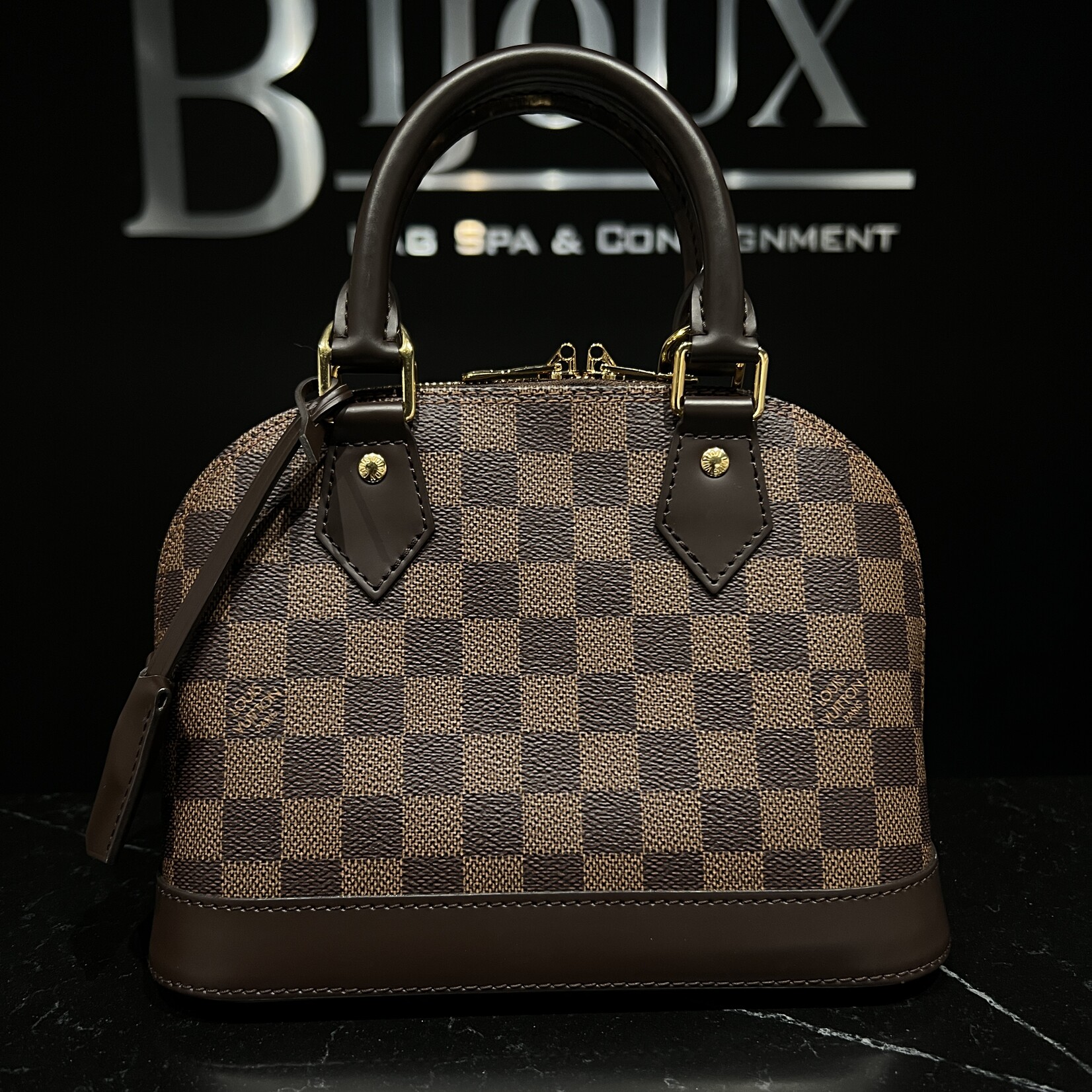 Louis Vuitton SOLD - Louis Vuitton Damier Ebene Alma BB