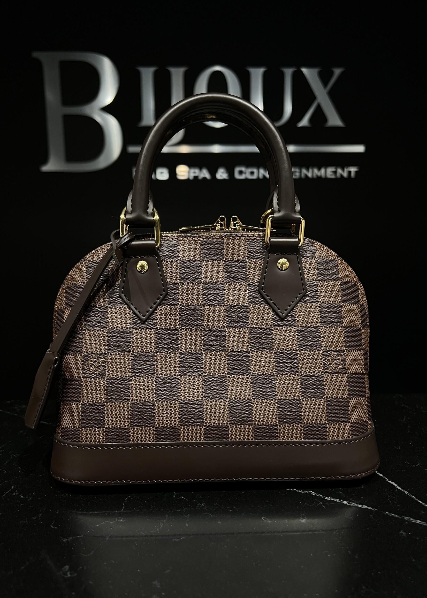 Louis Vuitton SOLD - Louis Vuitton Damier Ebene Alma BB
