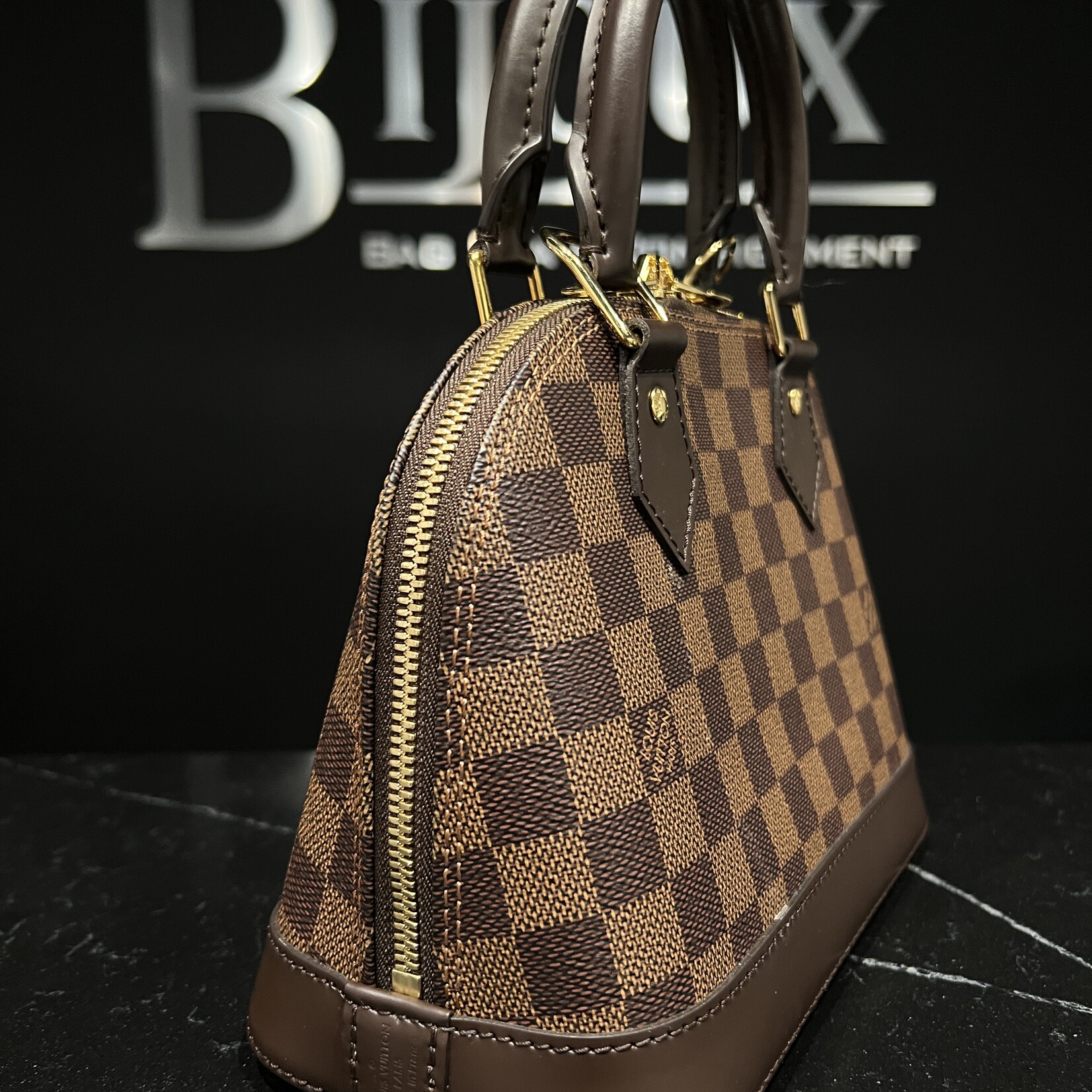 Louis Vuitton SOLD - Louis Vuitton Damier Ebene Alma BB