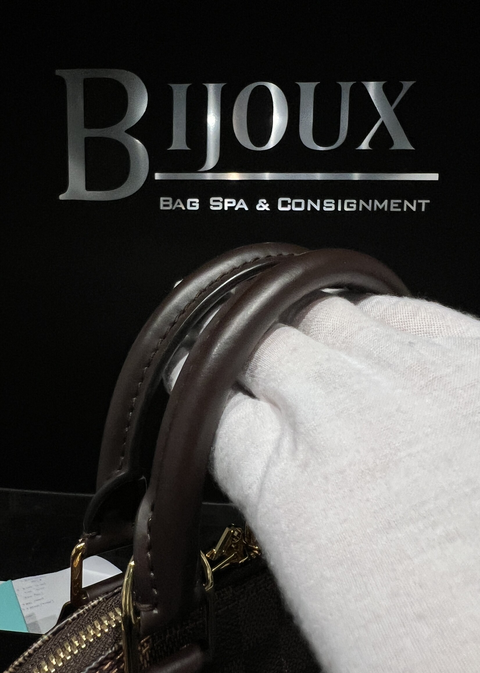 Louis Vuitton SOLD - Louis Vuitton Damier Ebene Alma BB