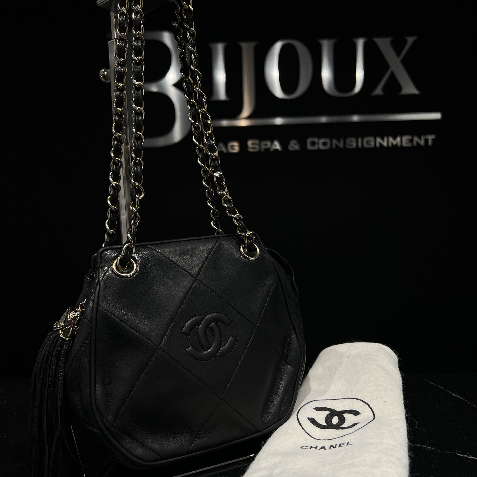 Chanel SOLD- Chanel Tassel Diamond Bag