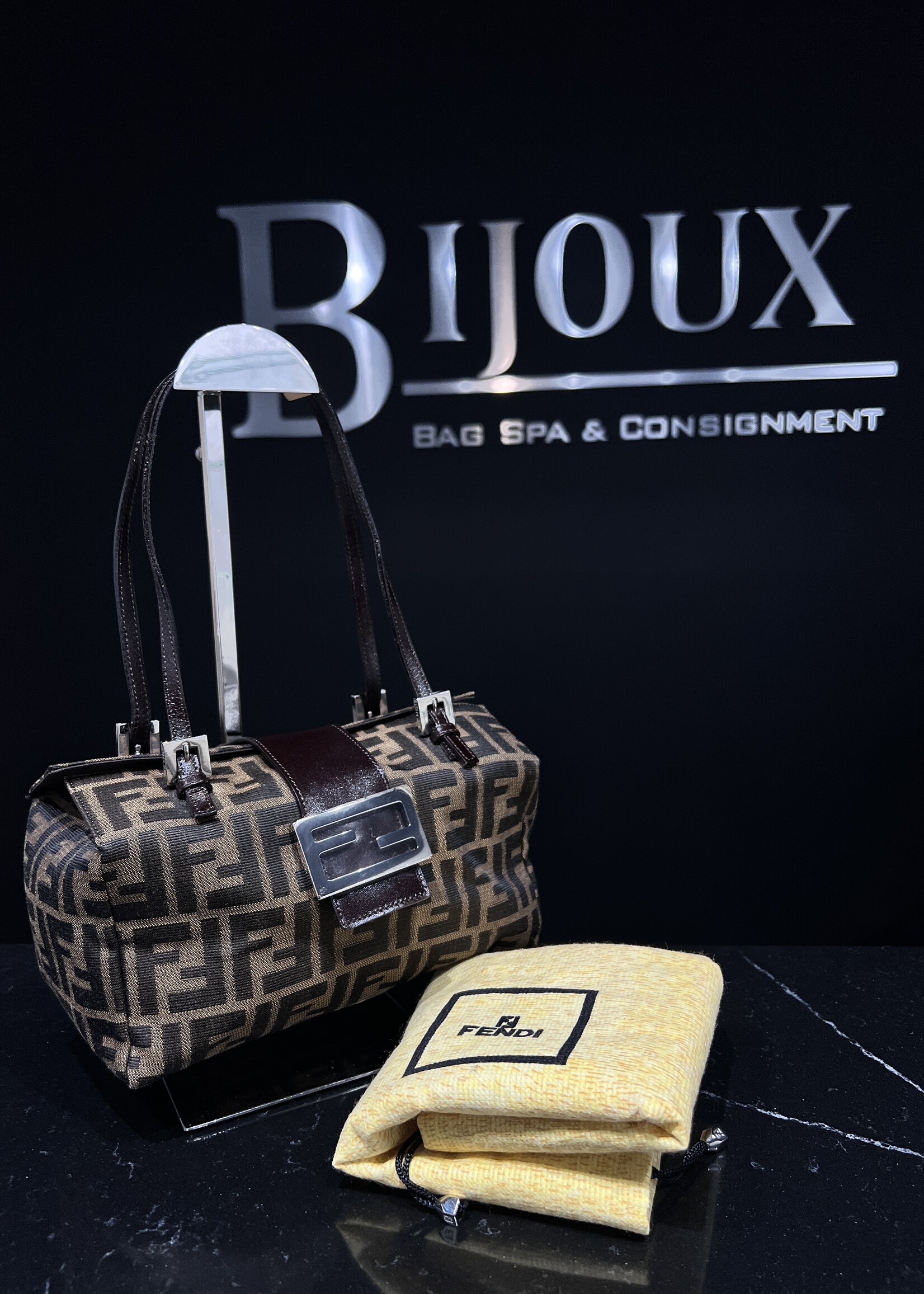 Fendi SOLD - Fendi Zucca Mamma Bag