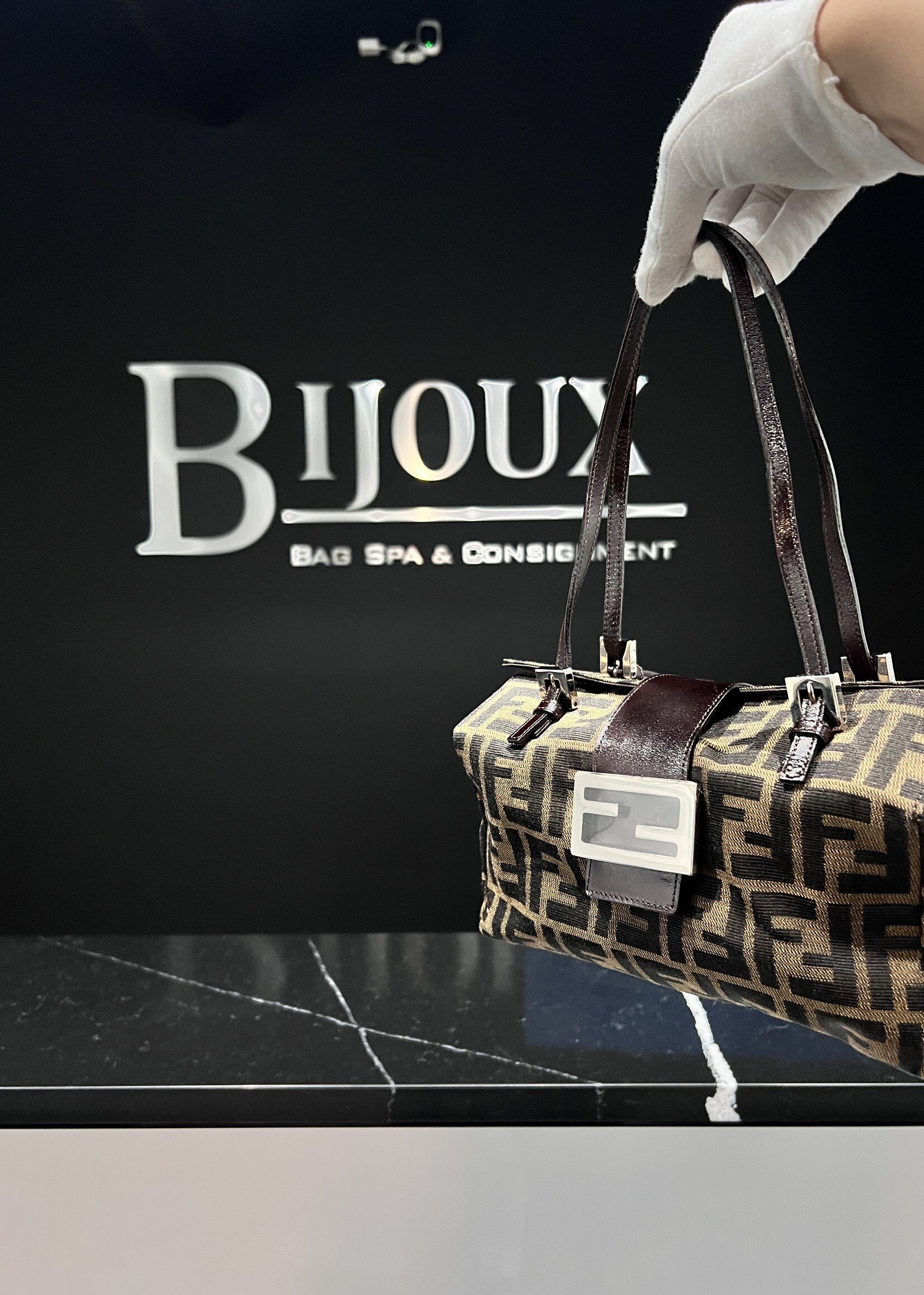 Fendi SOLD - Fendi Zucca Mamma Bag