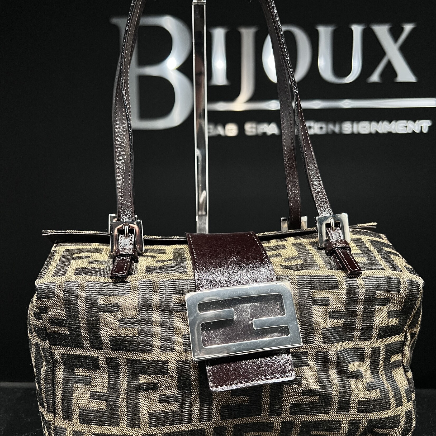 Fendi SOLD - Fendi Zucca Mamma Bag