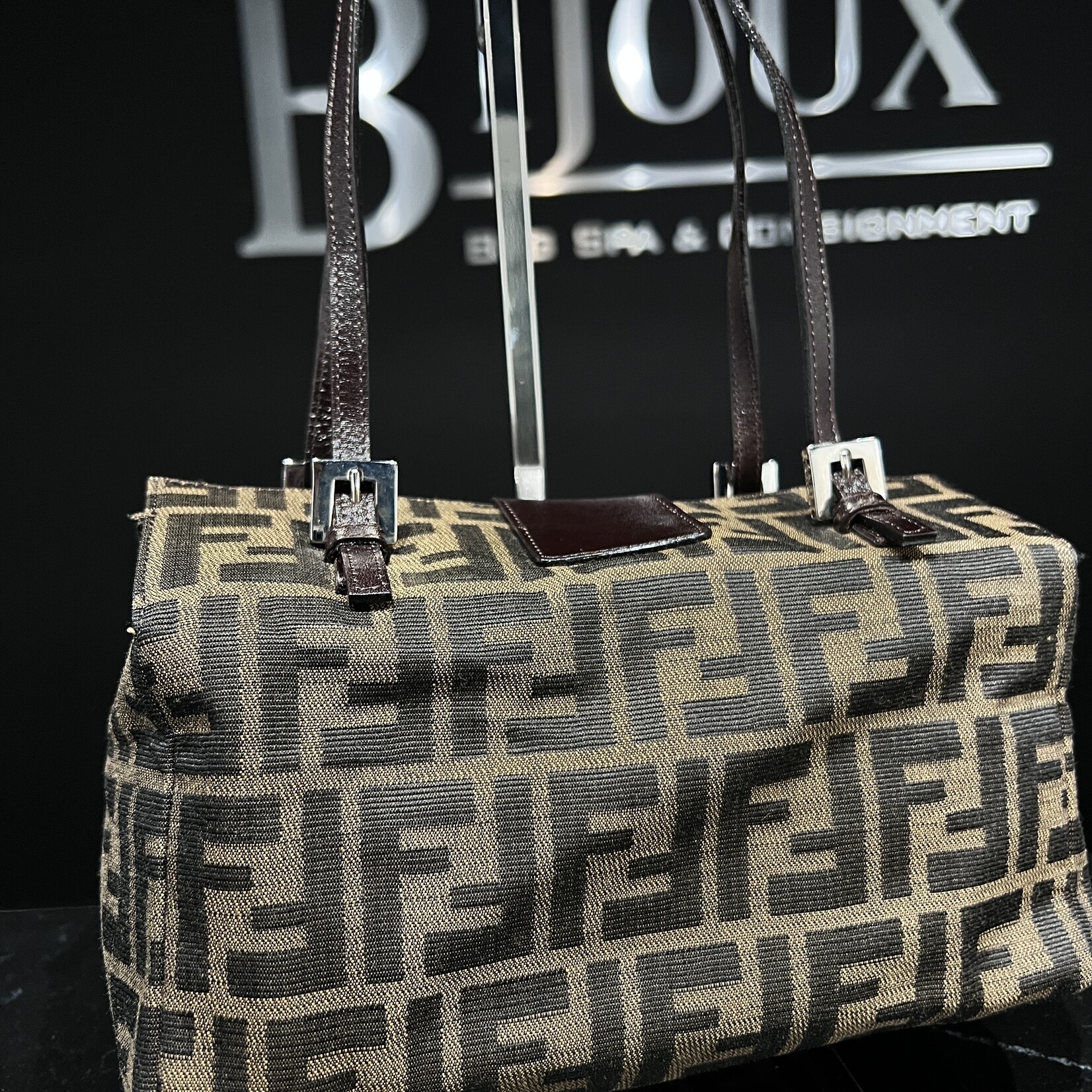 Fendi SOLD - Fendi Zucca Mamma Bag