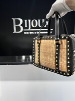 Fendi SOLD - Fendi Straw Wicker Studded