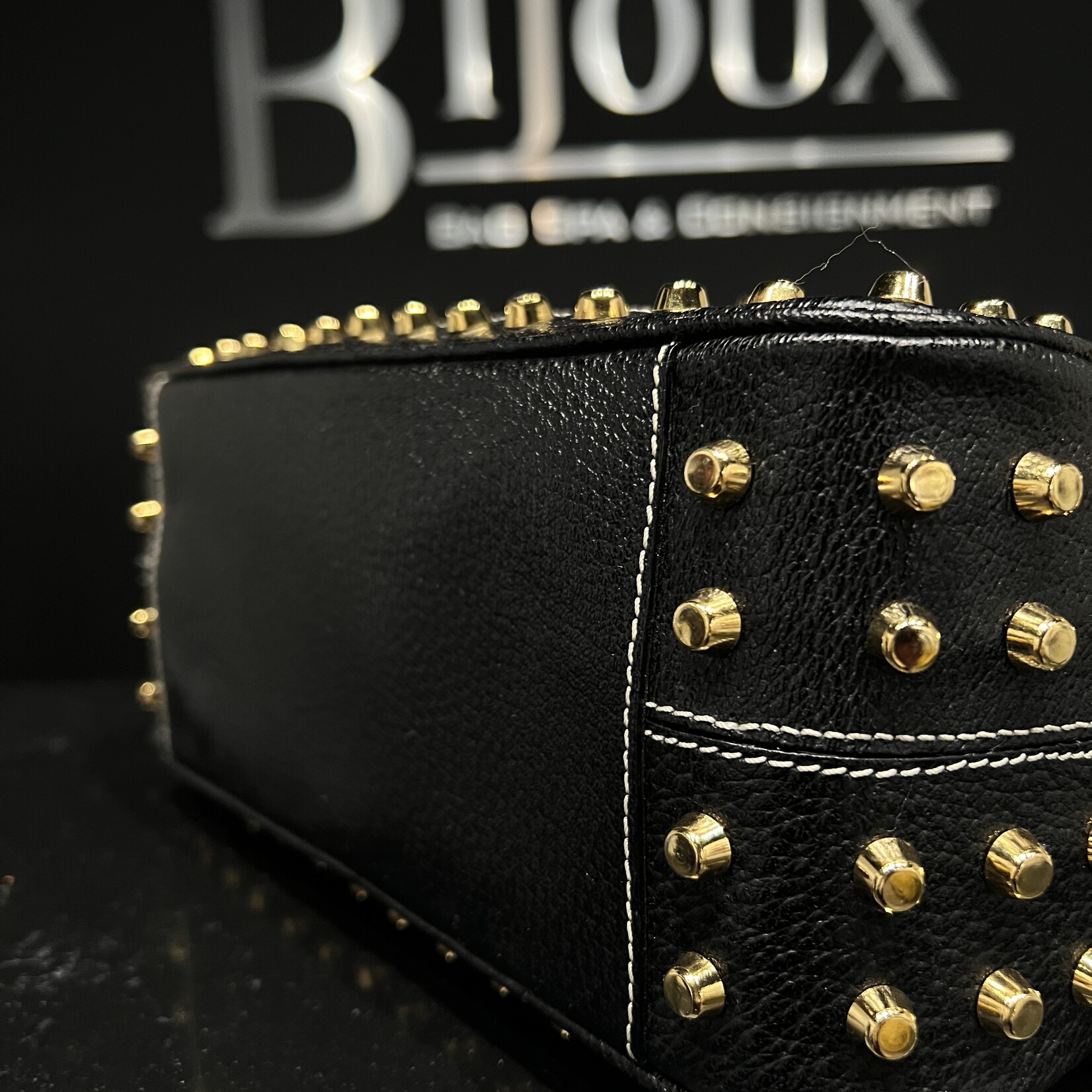 Fendi SOLD - Fendi Straw Studded