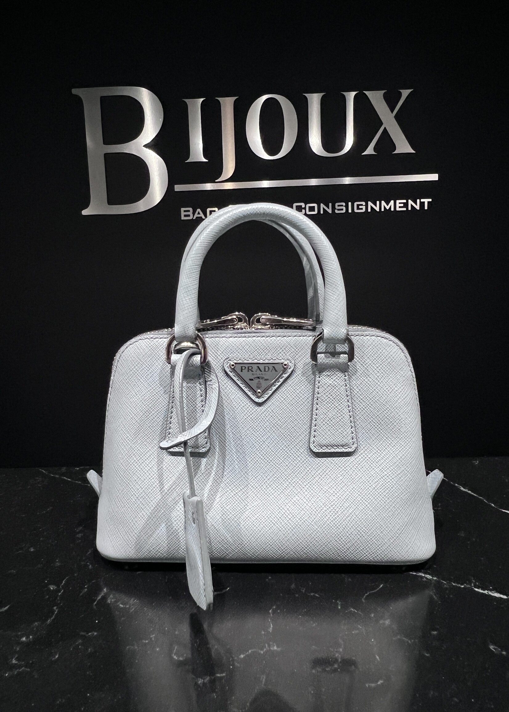 Prada SOLD - Prada Mini Blue Promenade