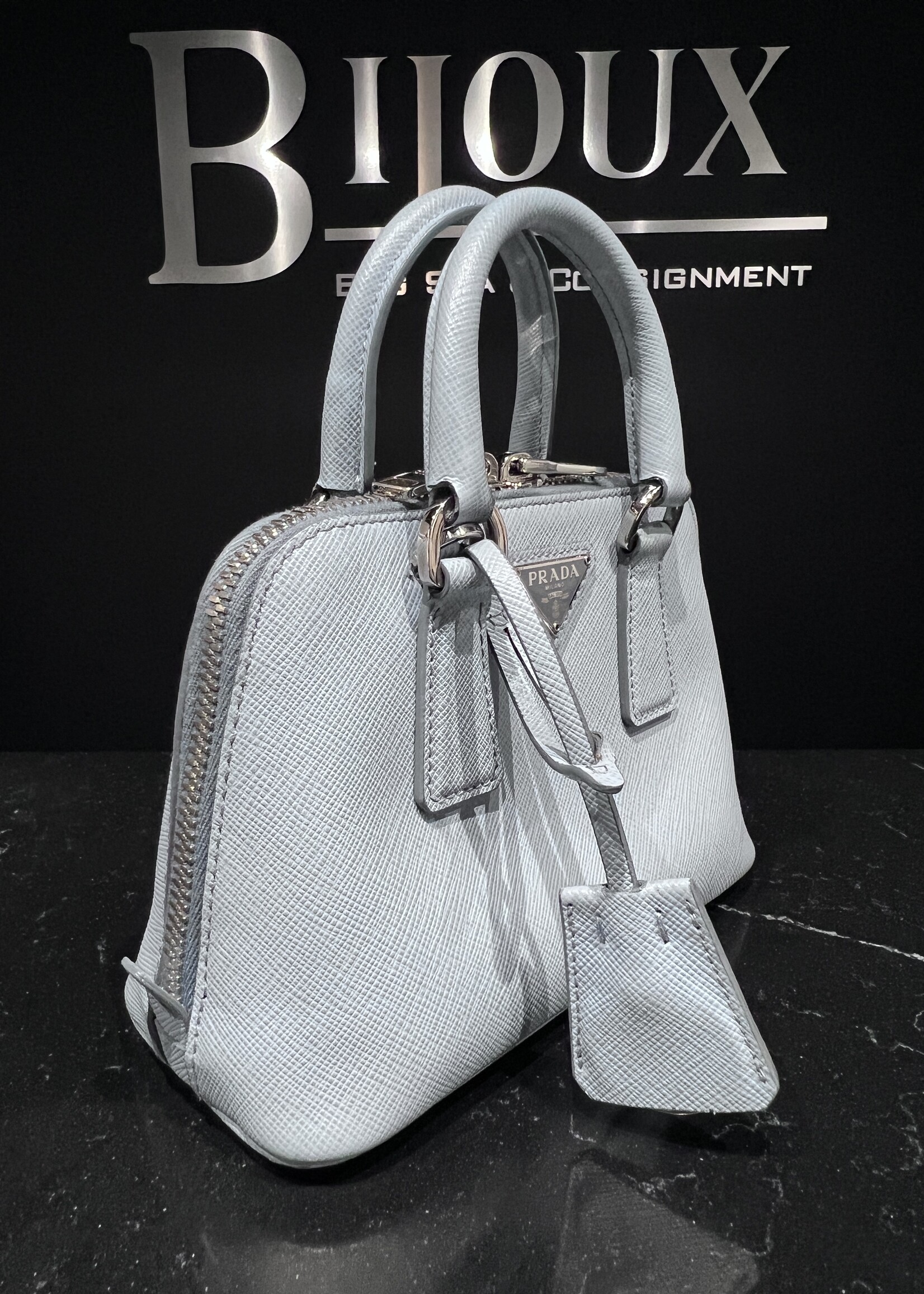 Prada SOLD - Prada Mini Blue Promenade