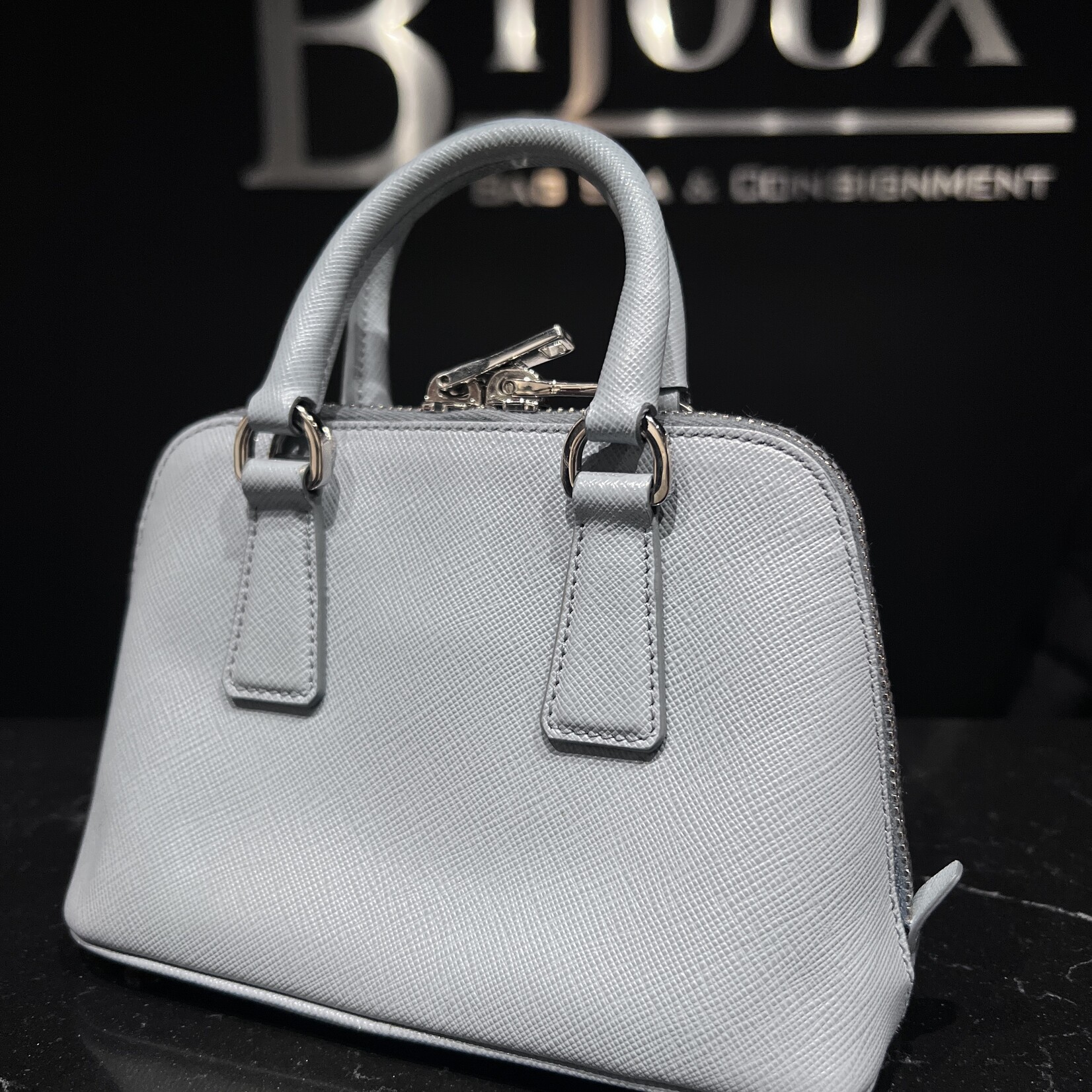 Prada SOLD - Prada Mini Blue Promenade