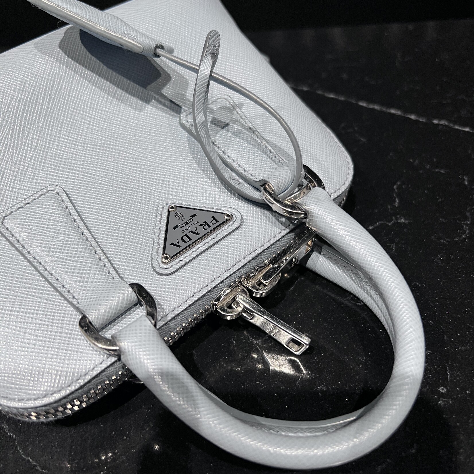 Prada SOLD - Prada Mini Blue Promenade