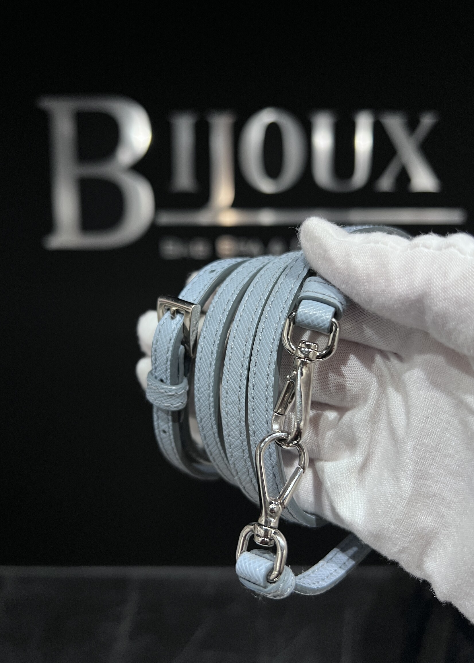 Prada SOLD - Prada Mini Blue Promenade