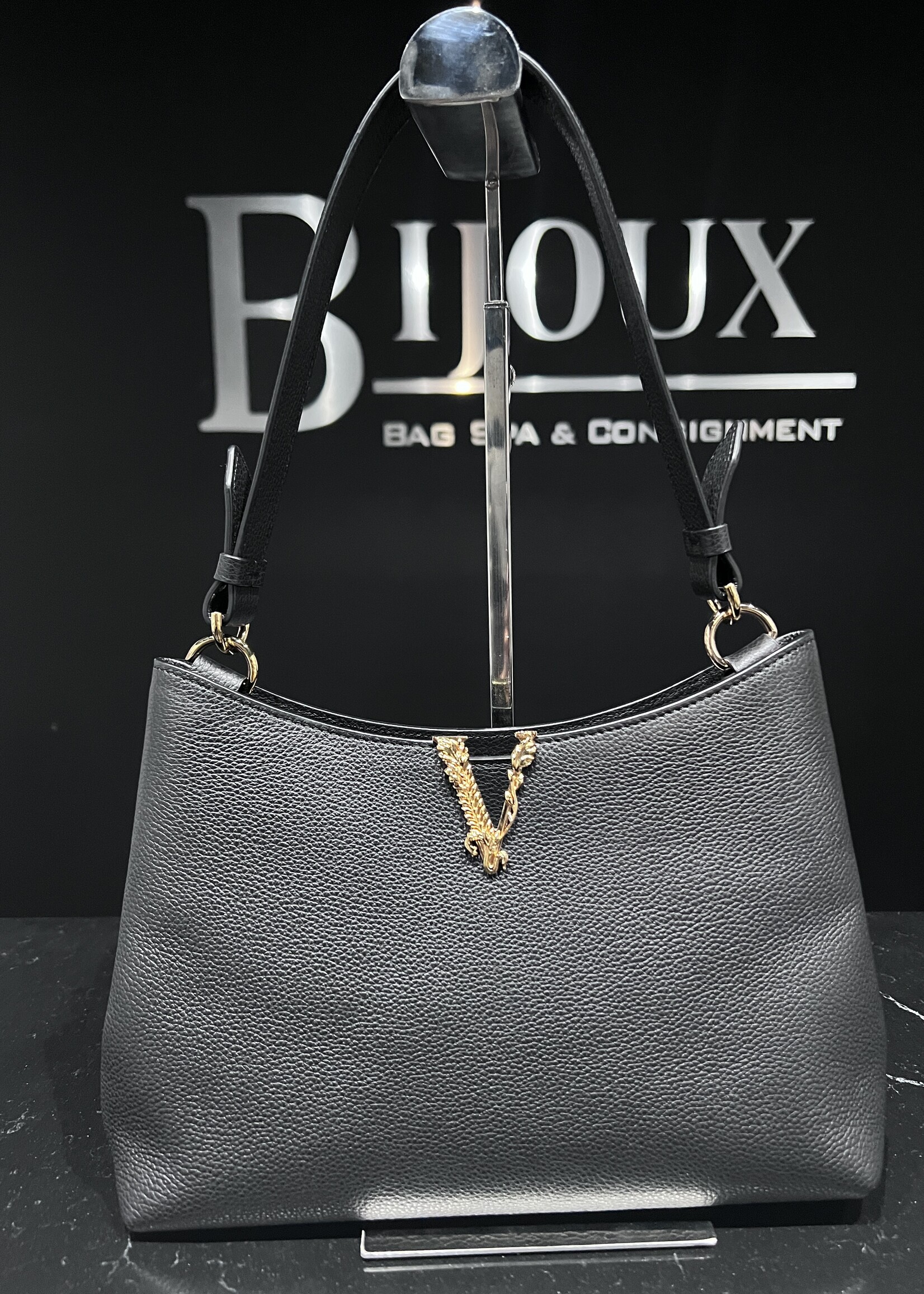 Versace SOLD - Versace Virtus Hobo Bag