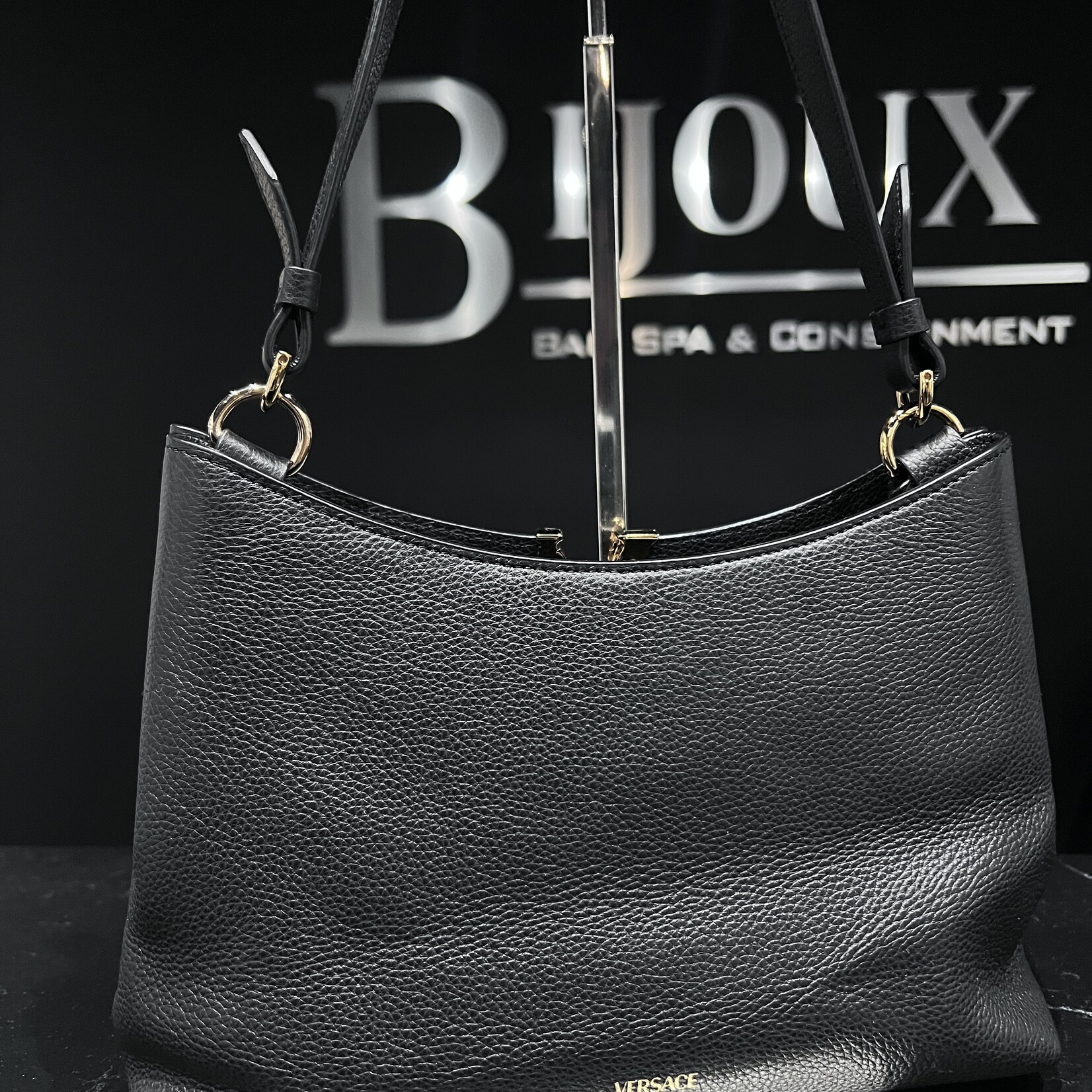 Versace SOLD - Versace Virtus Hobo Bag