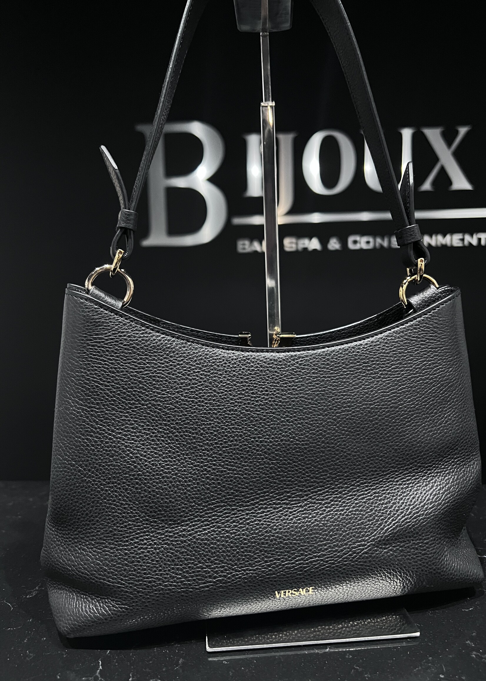 Versace SOLD - Versace Virtus Hobo Bag