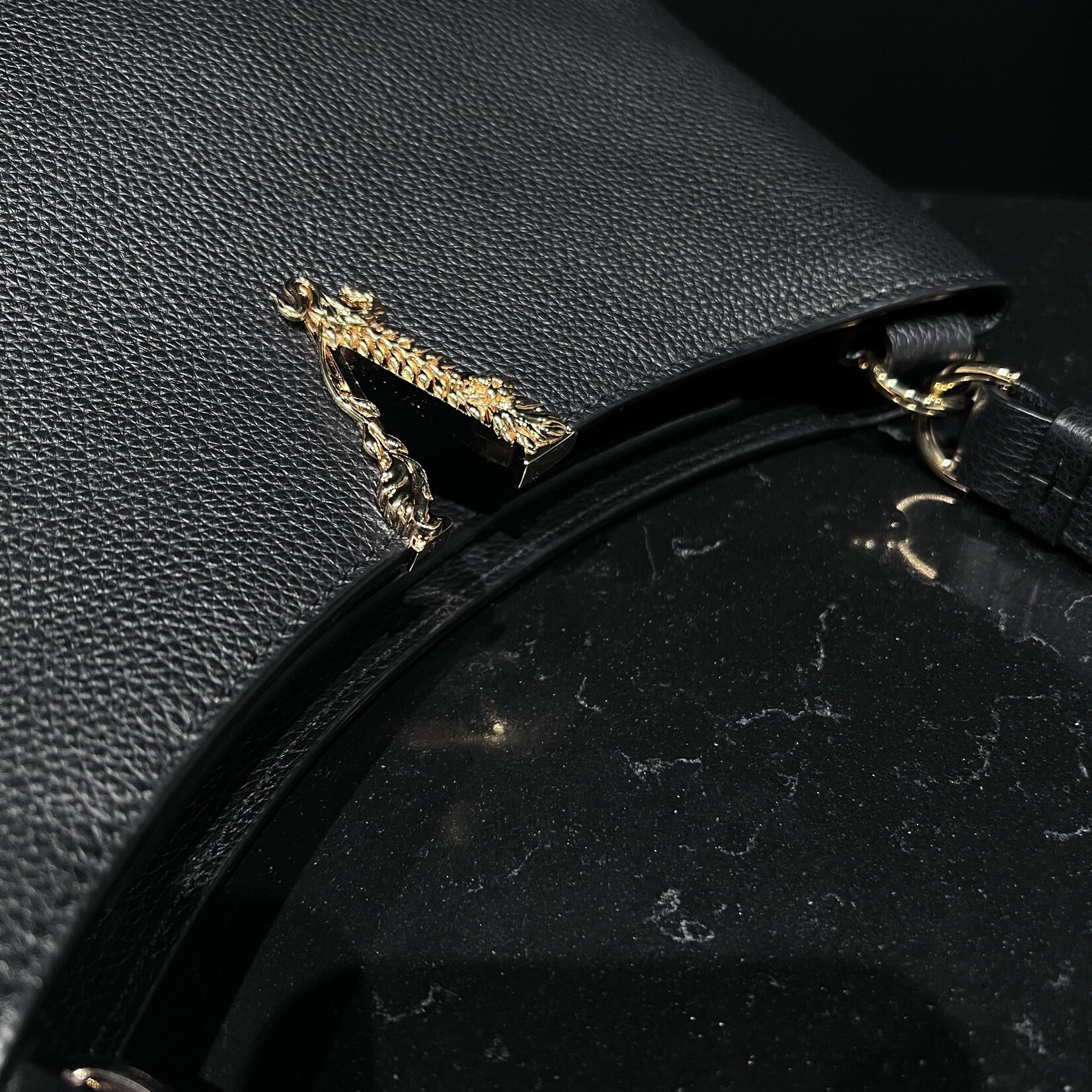 Versace SOLD - Versace Virtus Hobo Bag