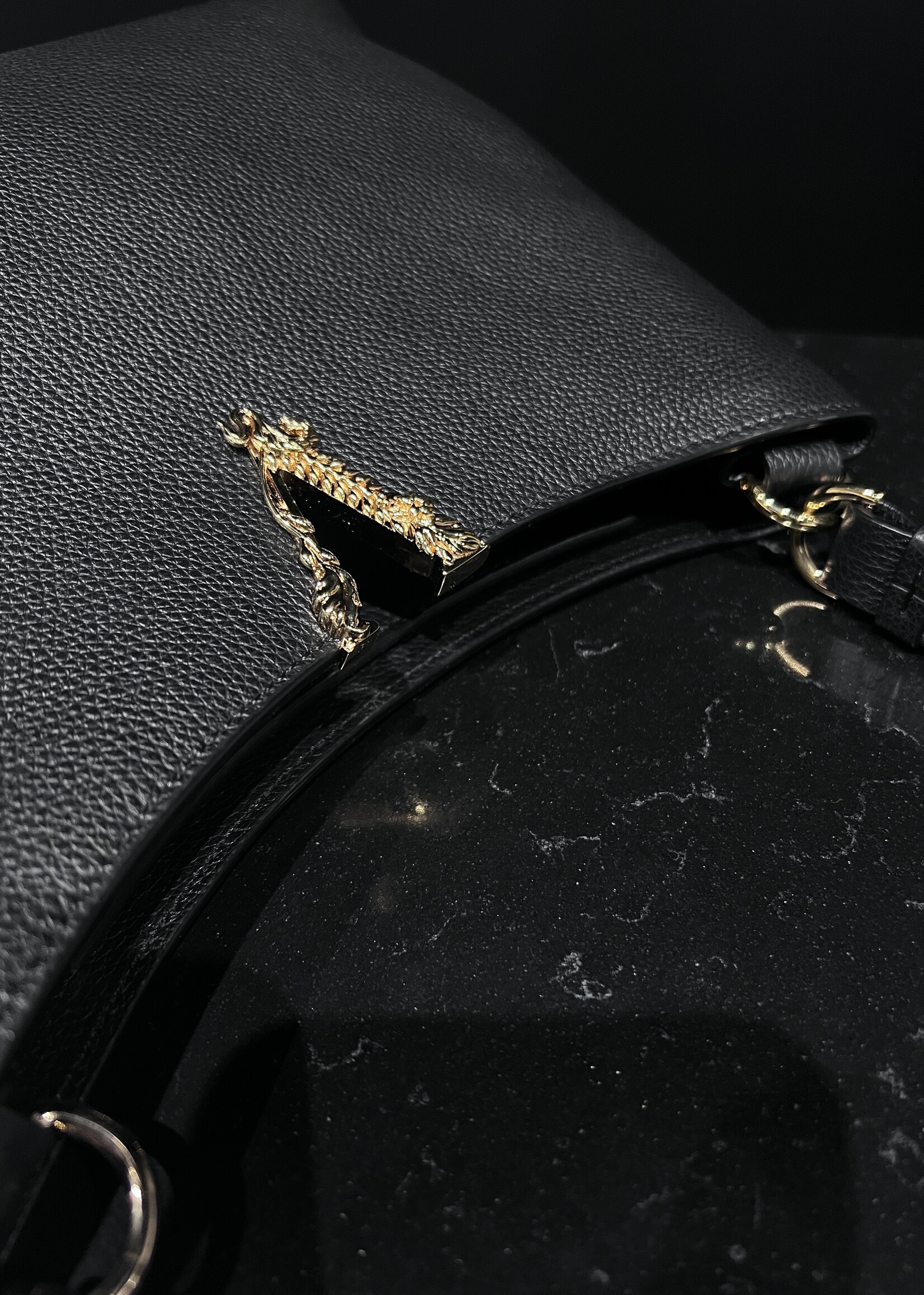 Versace SOLD - Versace Virtus Hobo Bag