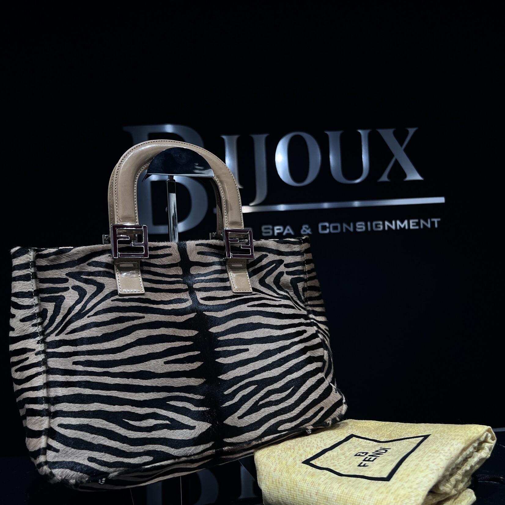 Fendi Fendi Pony Tote Bag