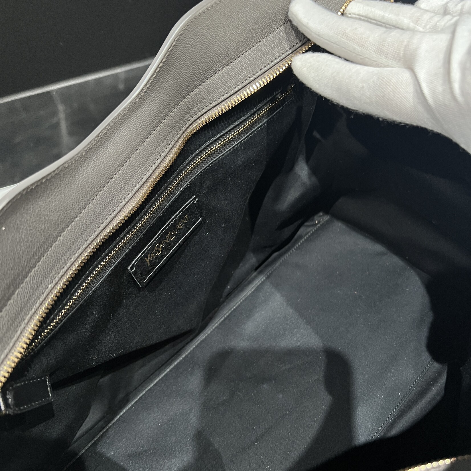 Saint Laurent SOLD - Saint Laurent Cabas Grey