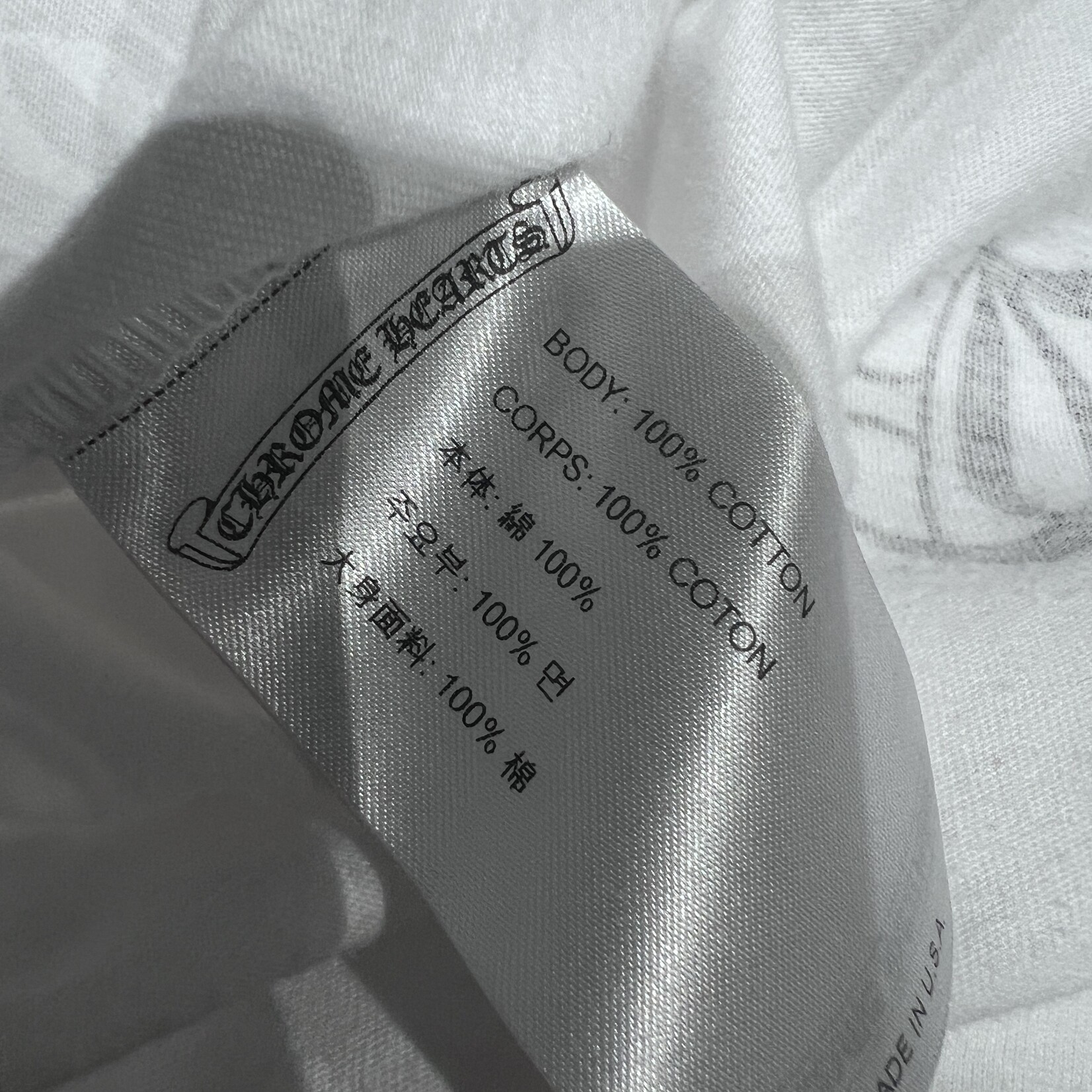 SOLD- Chrome Hearts White T-Shirt