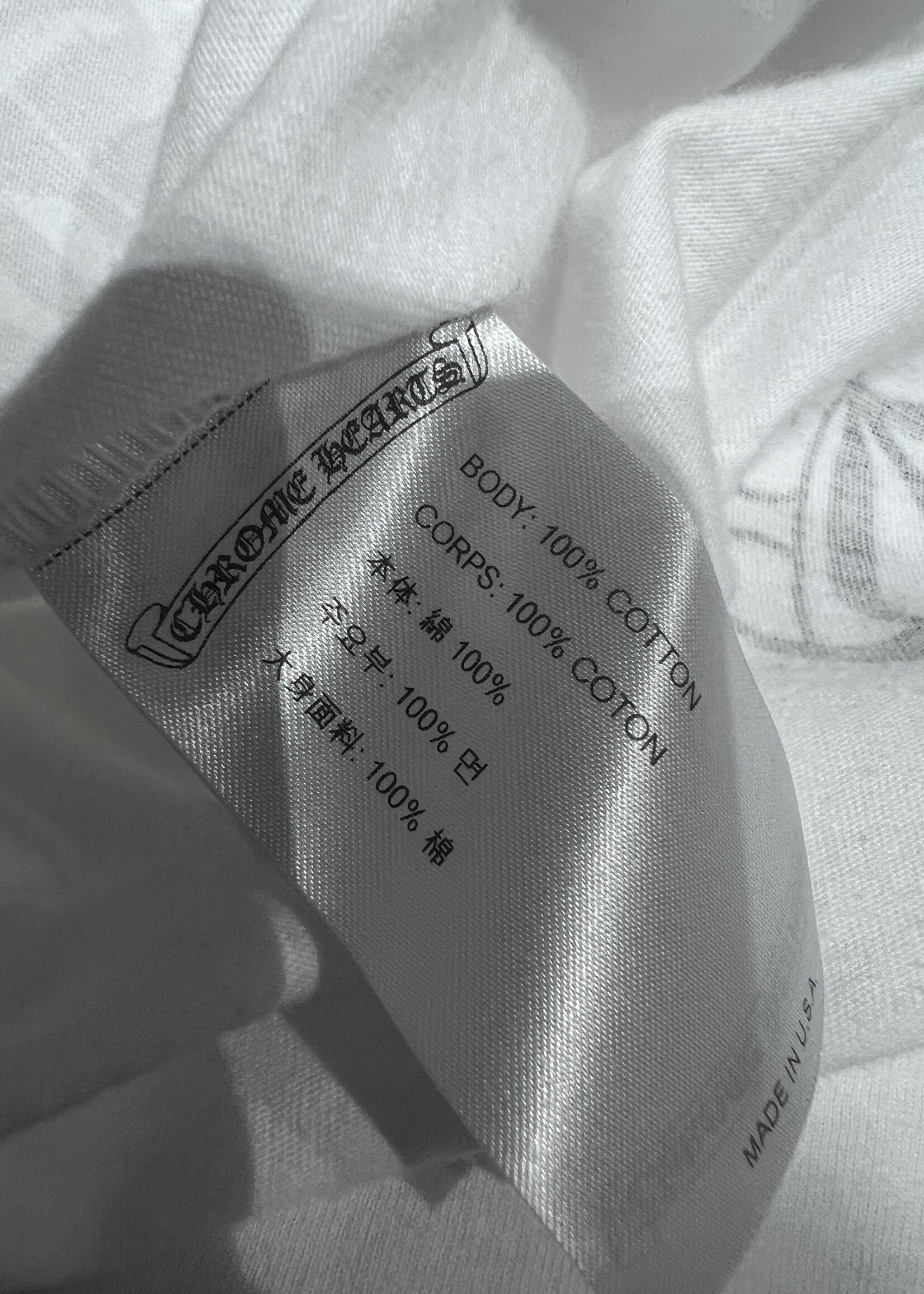 SOLD- Chrome Hearts White T-Shirt