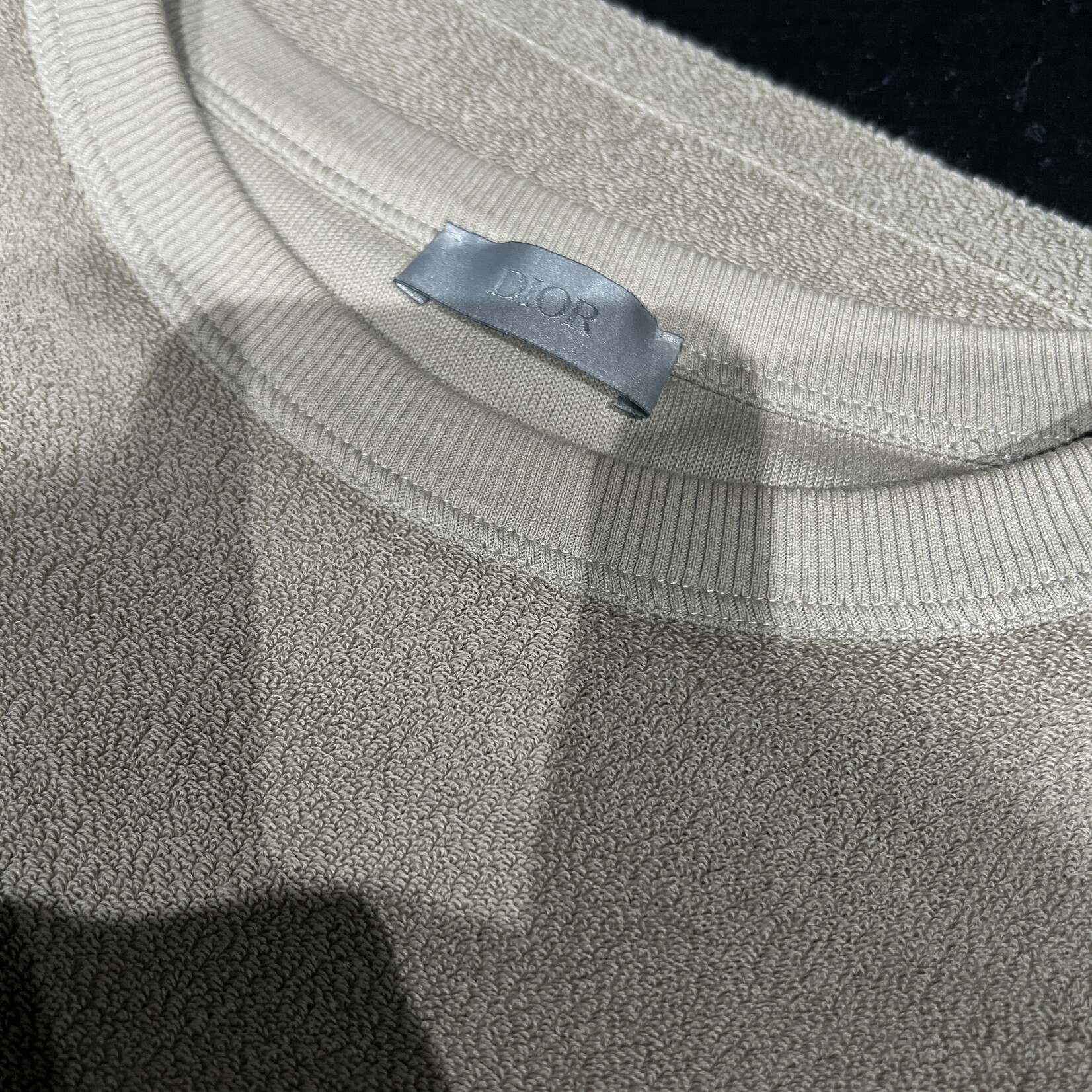Christian Dior SOLD - Dior Terry Cotton T-Shirt