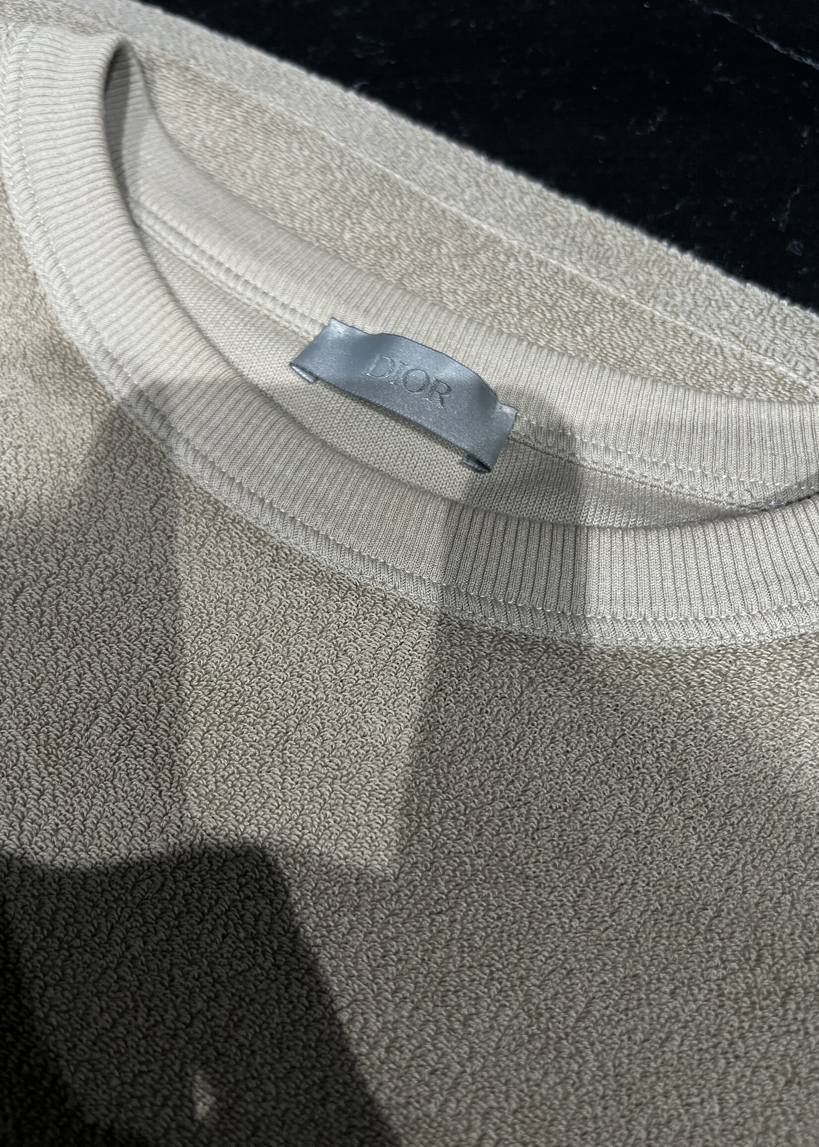 Christian Dior SOLD - Dior Terry Cotton T-Shirt