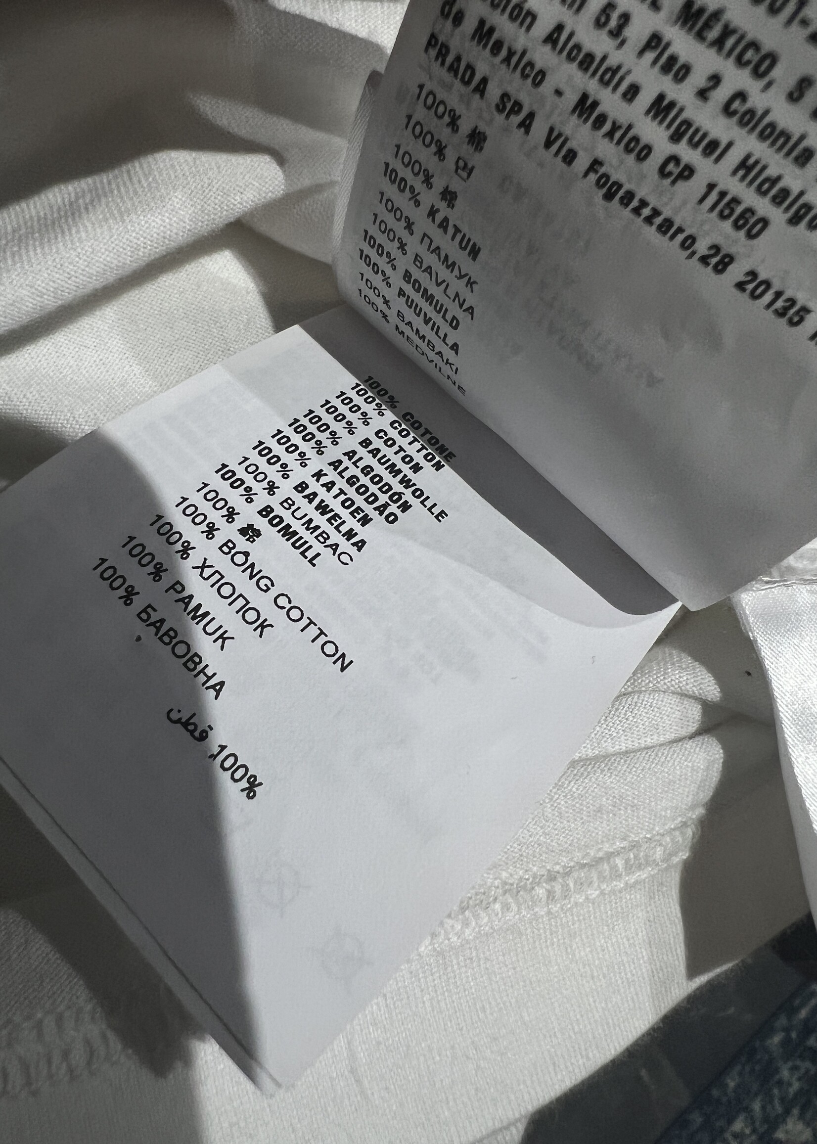 Prada Prada White T-shirt