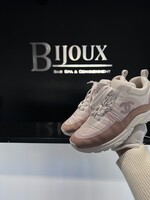 Chanel Chanel Nylon Suede CC Sneakers 36.5