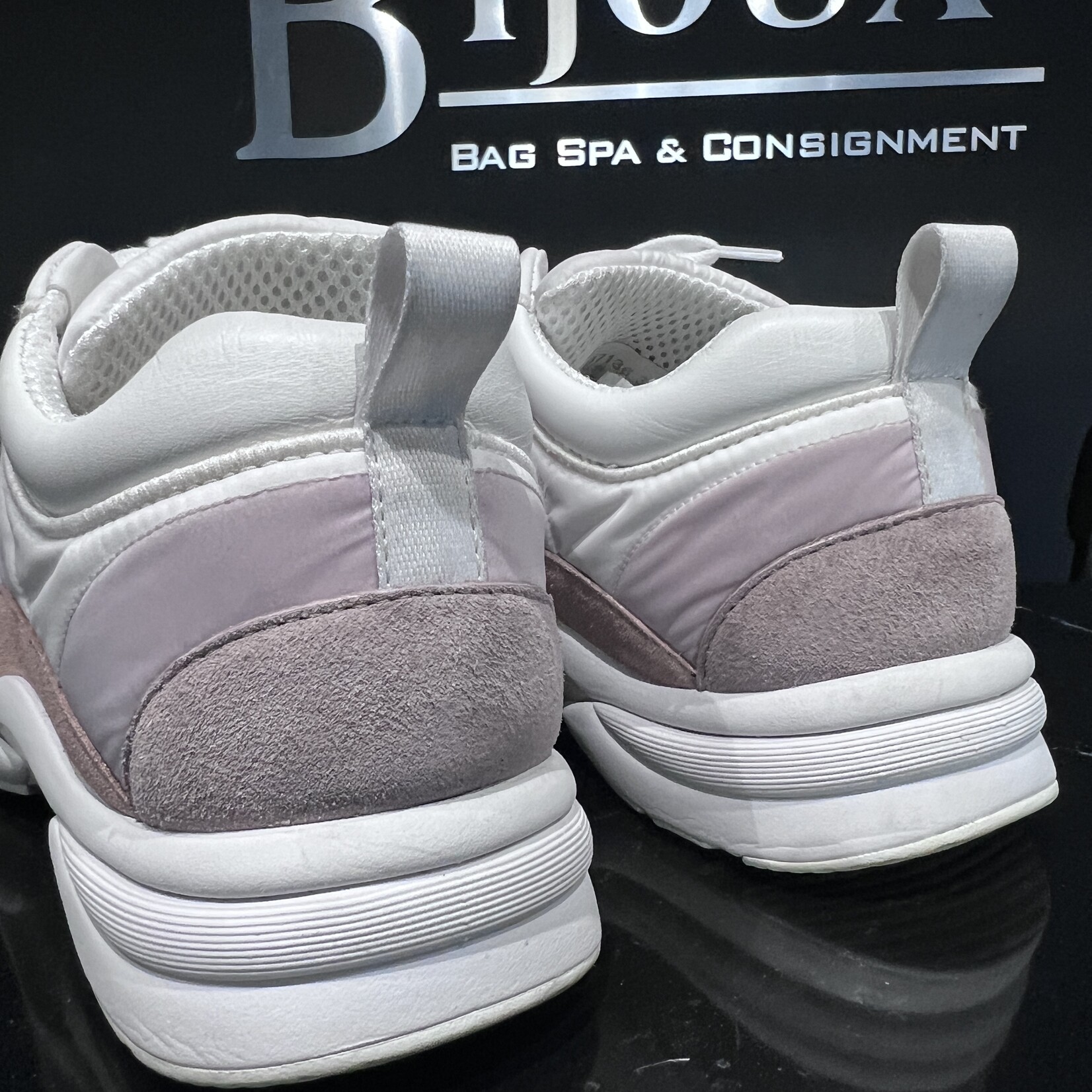 Chanel Chanel Nylon Suede CC Sneakers 36.5