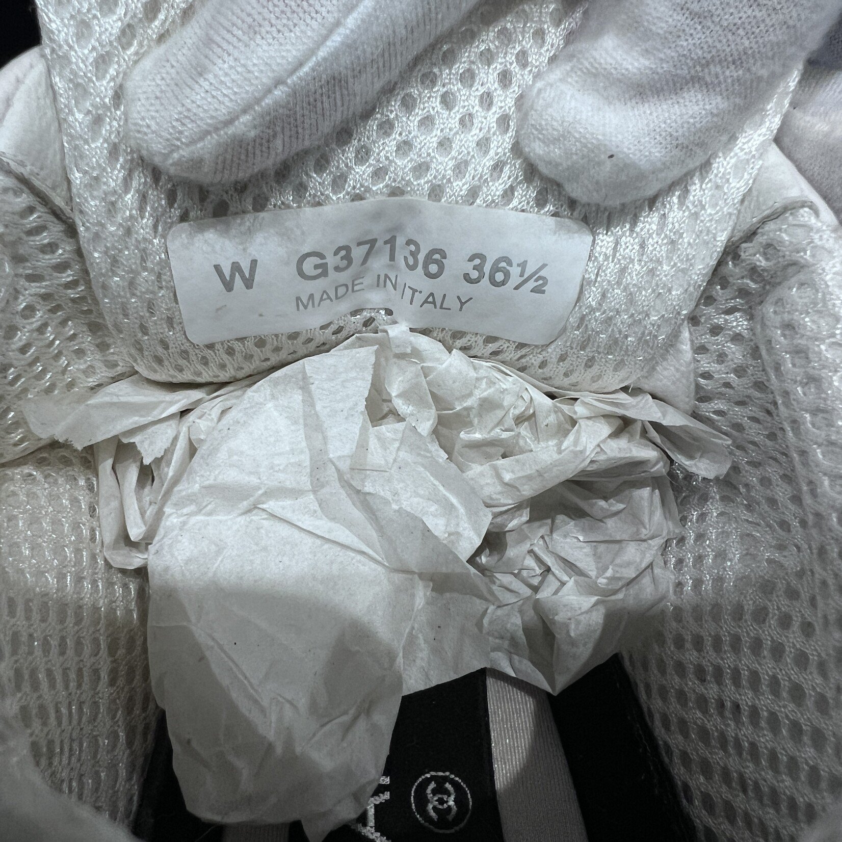 Chanel Chanel Nylon Suede CC Sneakers 36.5