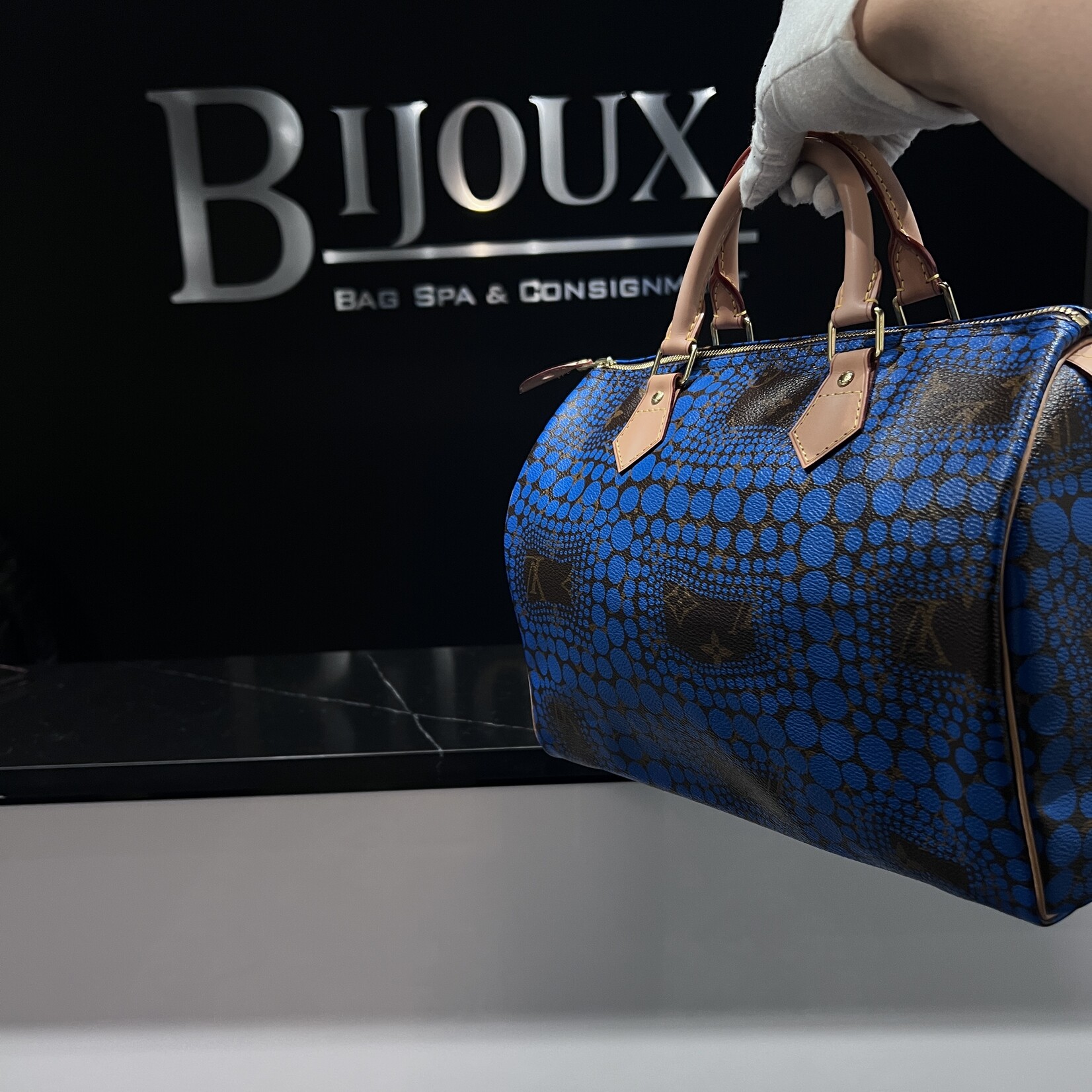 Louis Vuitton SOLD- Louis Vuitton Kusama Town Speedy