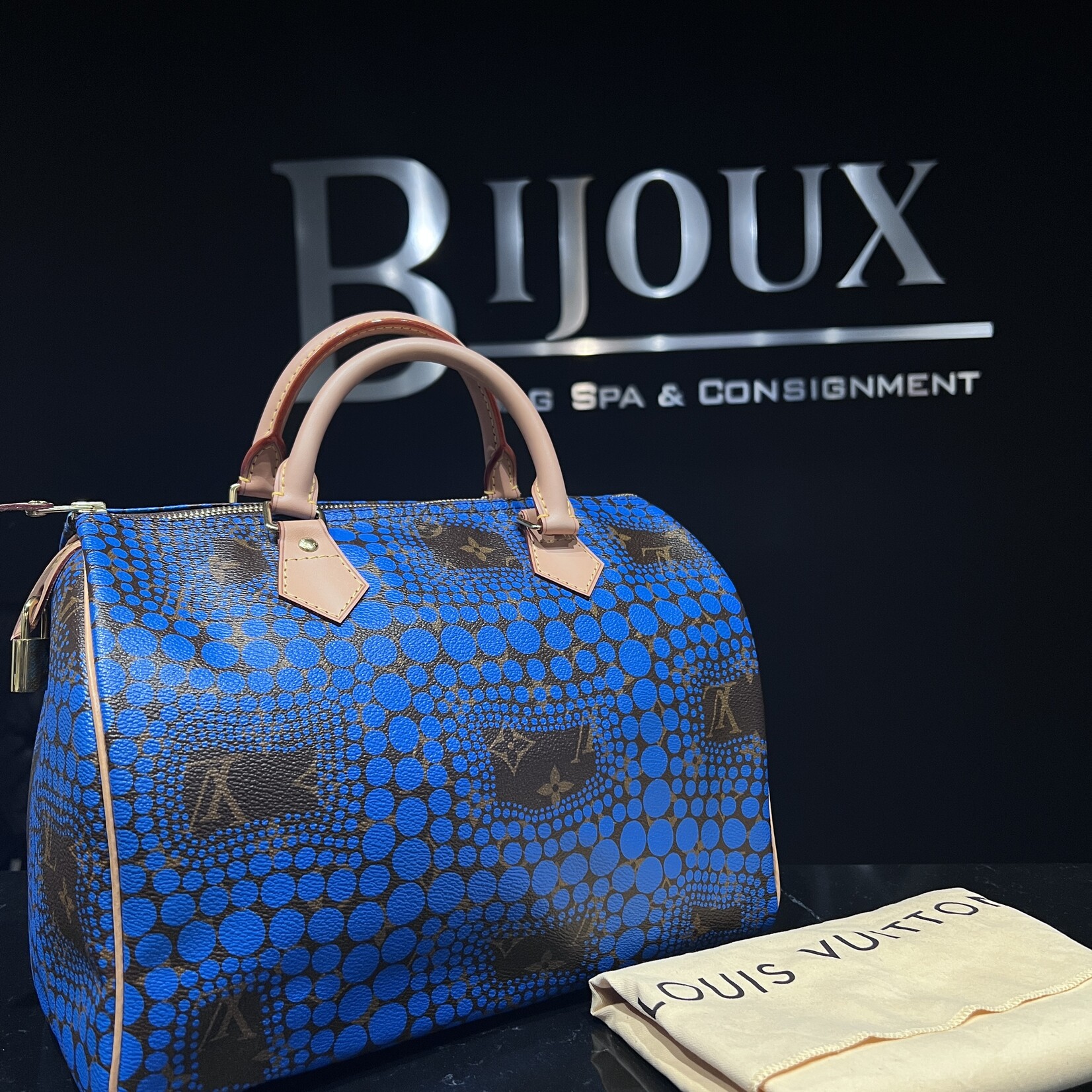 Louis Vuitton SOLD- Louis Vuitton Kusama Town Speedy