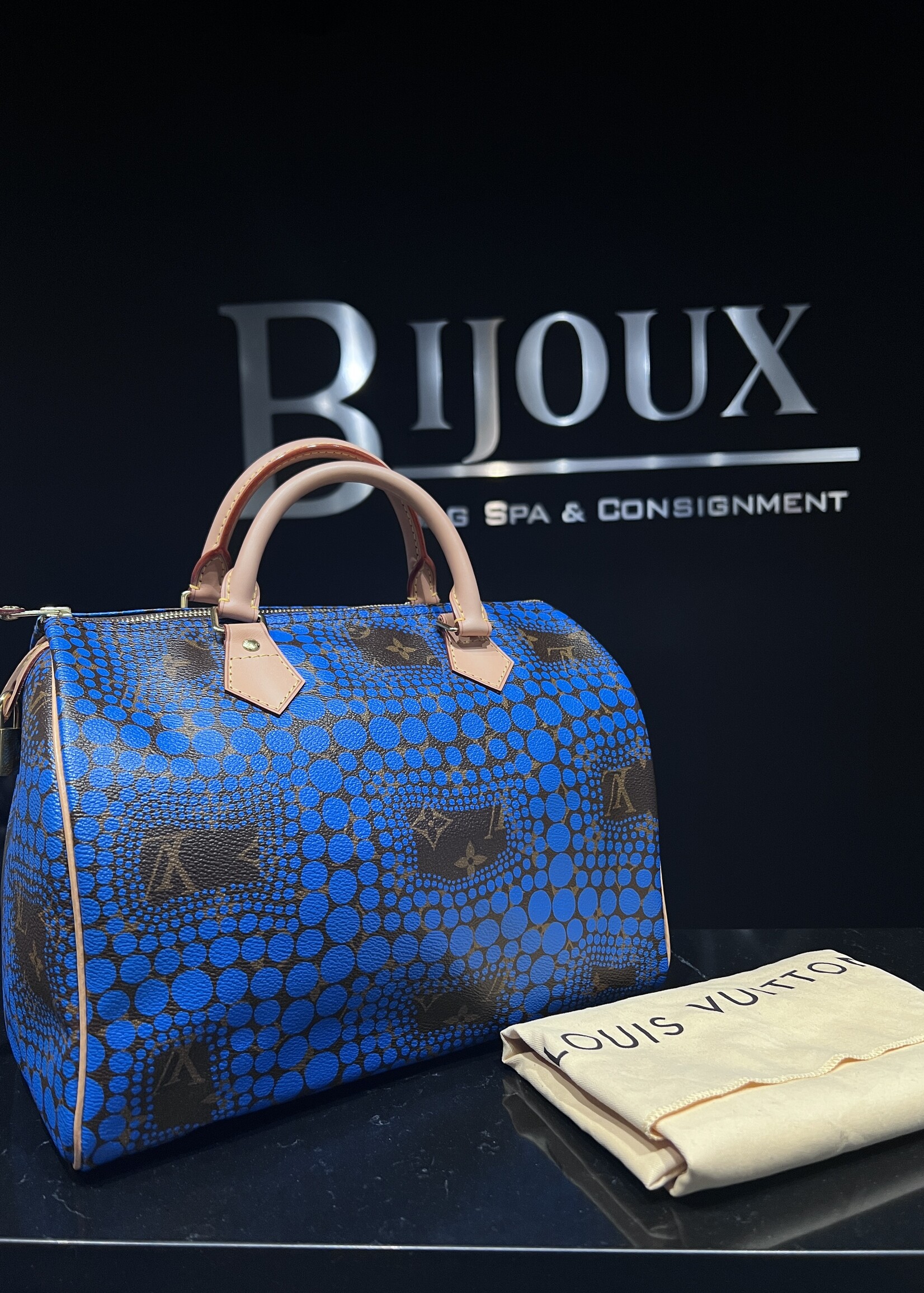 Louis Vuitton SOLD- Louis Vuitton Kusama Town Speedy