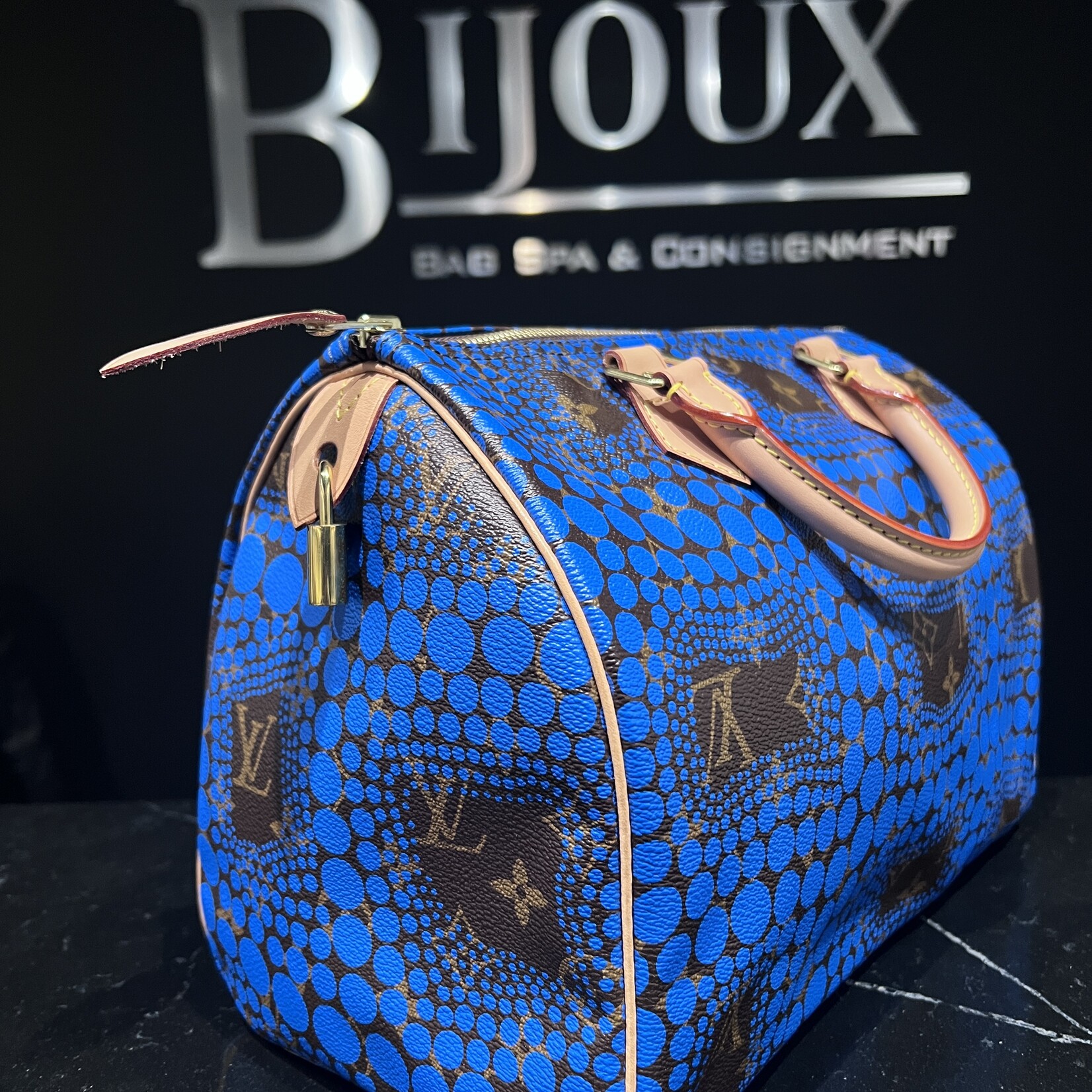 Louis Vuitton SOLD- Louis Vuitton Kusama Town Speedy