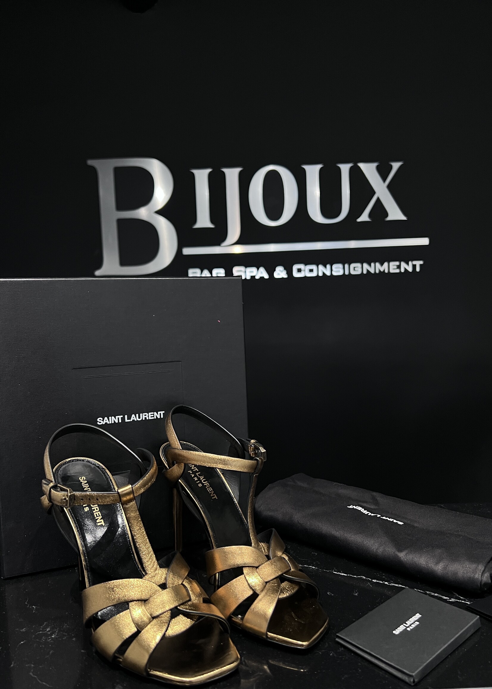 Saint Laurent SOLD - Saint Laurent Tribute Gold 39