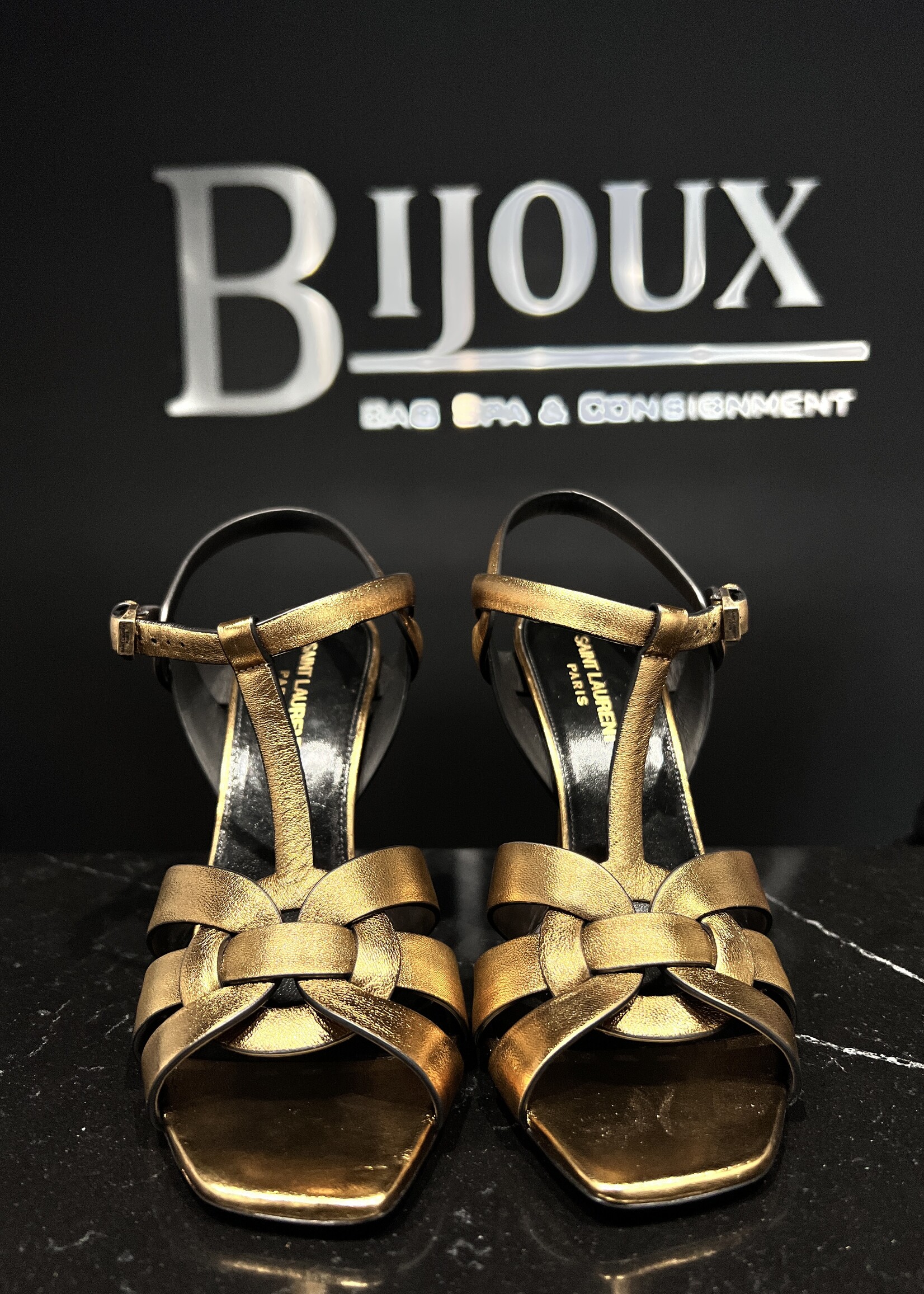 Saint Laurent SOLD - Saint Laurent Tribute Gold 39