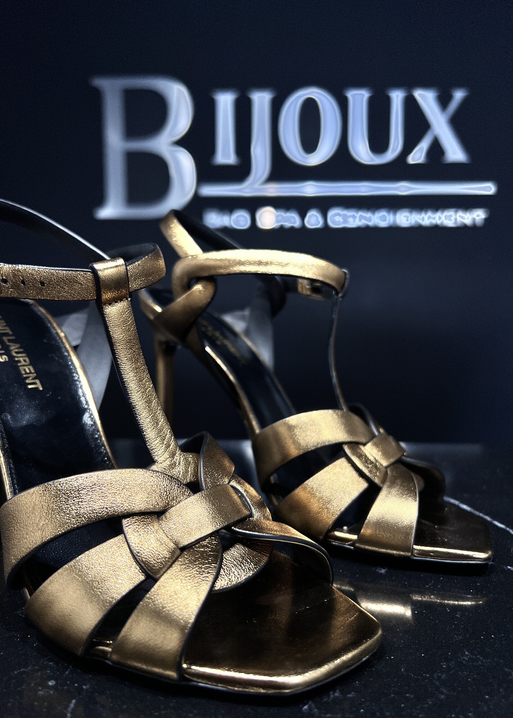 Saint Laurent SOLD - Saint Laurent Tribute Gold 39