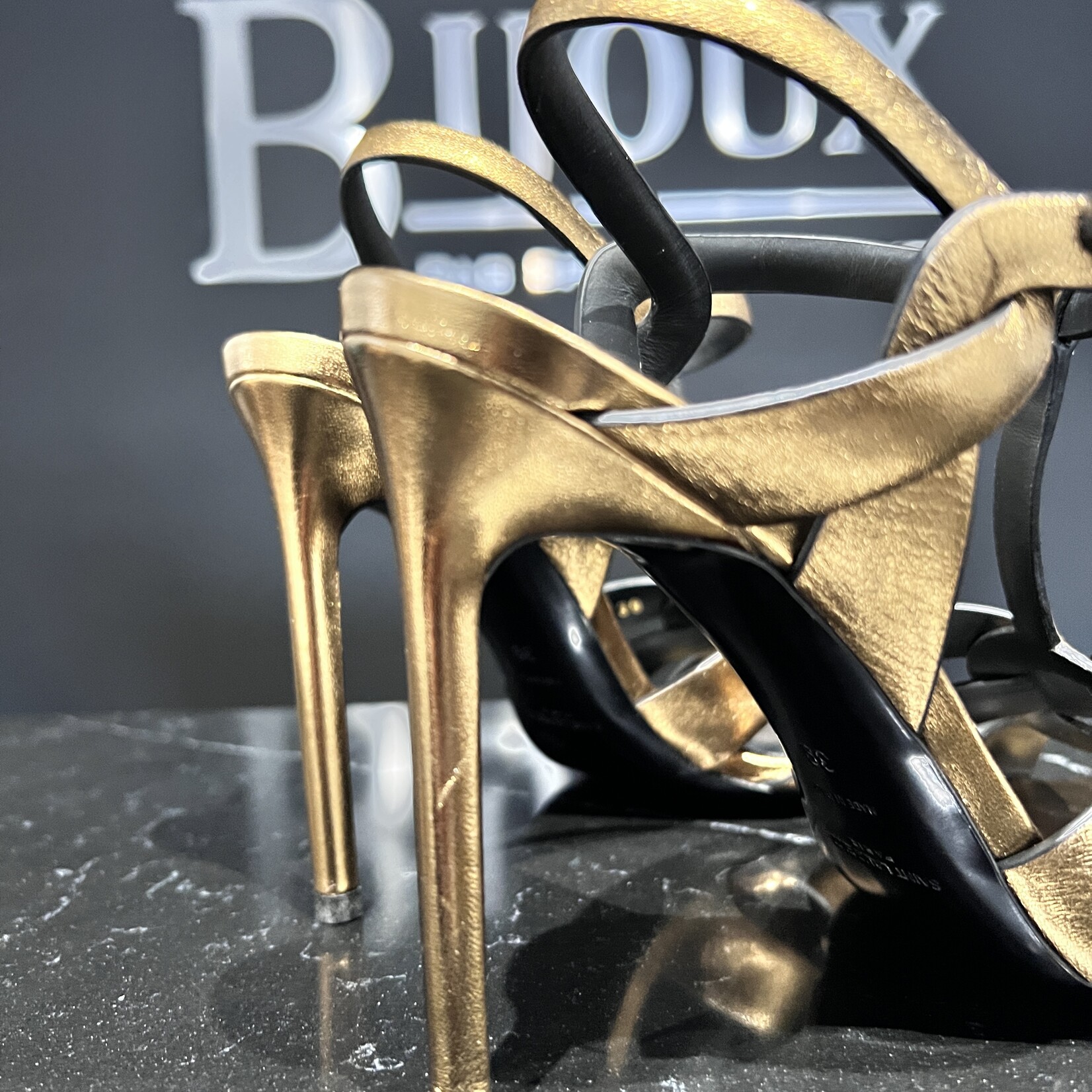 Saint Laurent SOLD - Saint Laurent Tribute Gold 39